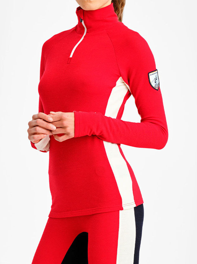 Voss Zip Up Women Red