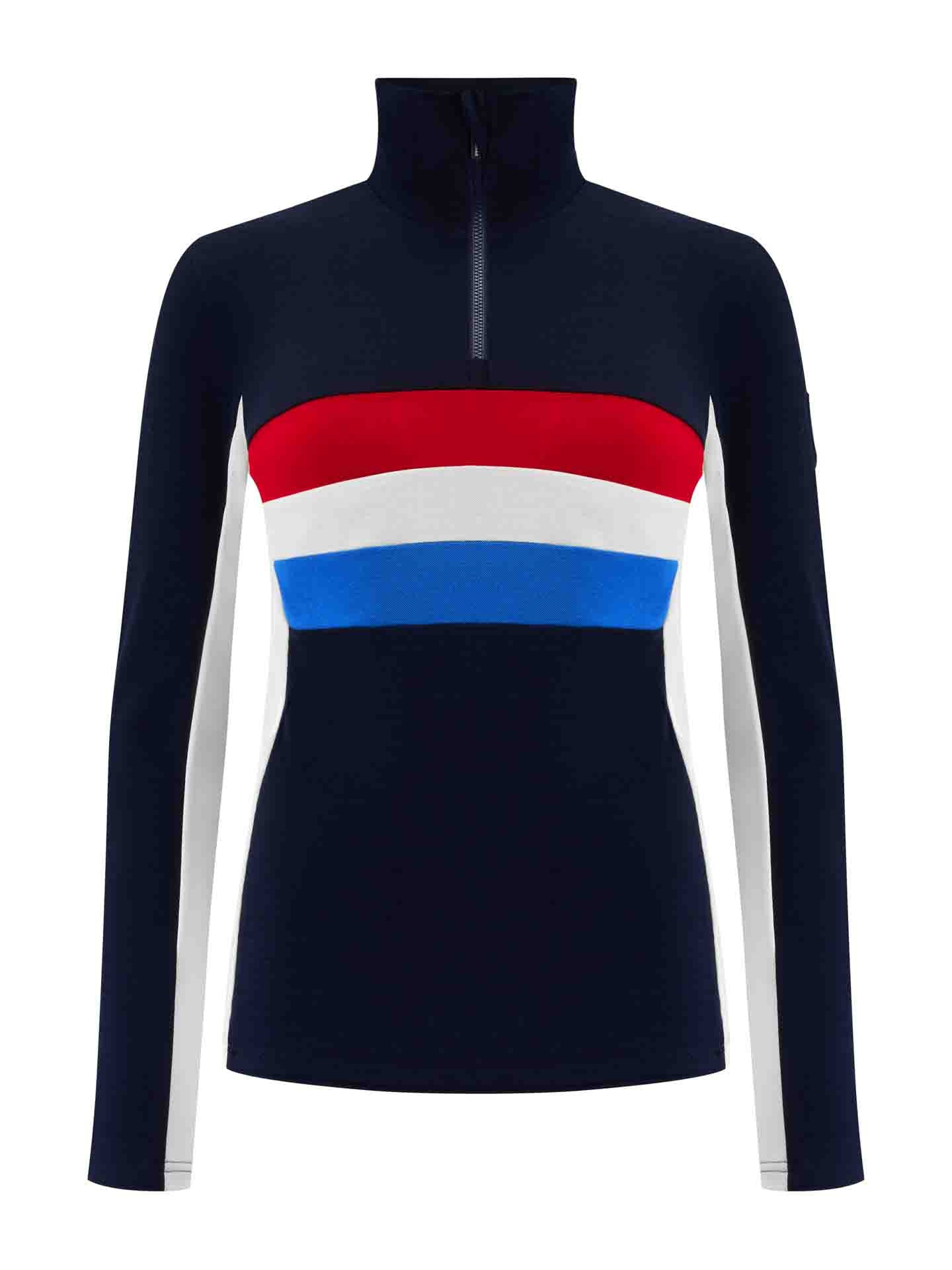 Ski Zip Up Women Flag
