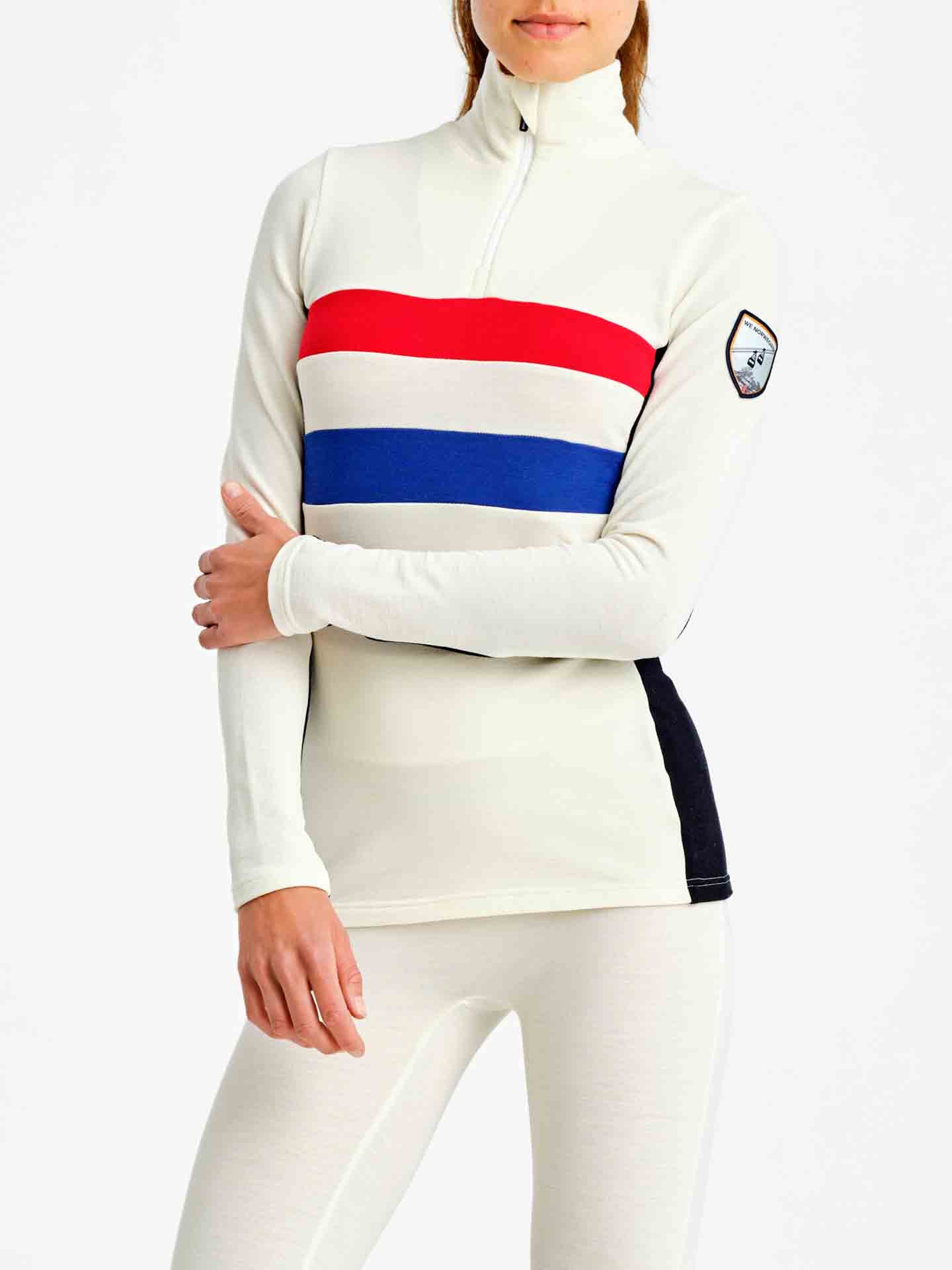 Ski Zip Up Women White