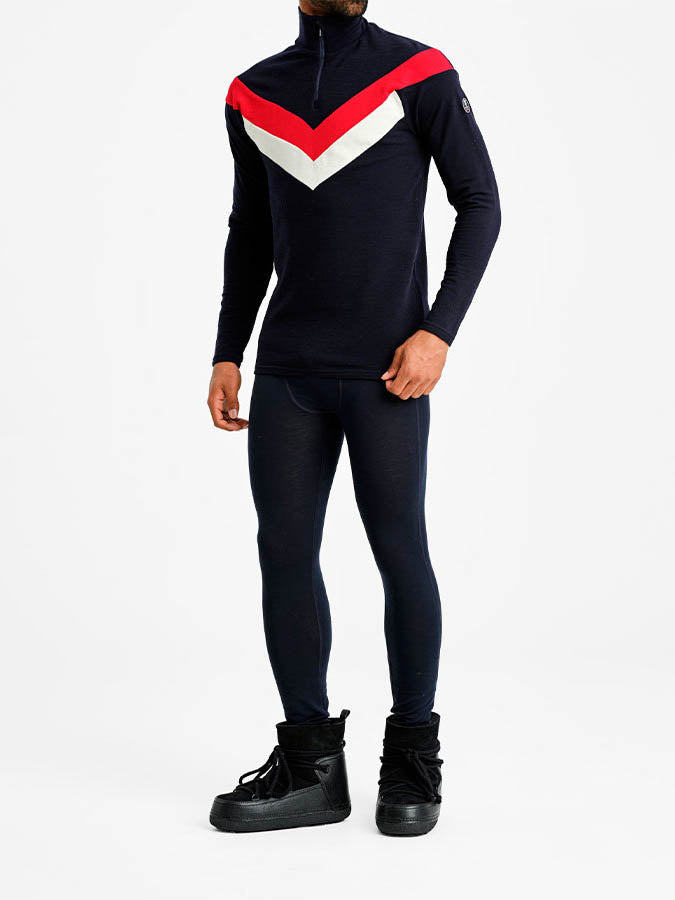 Voss Colblock Zip Up Men Flag