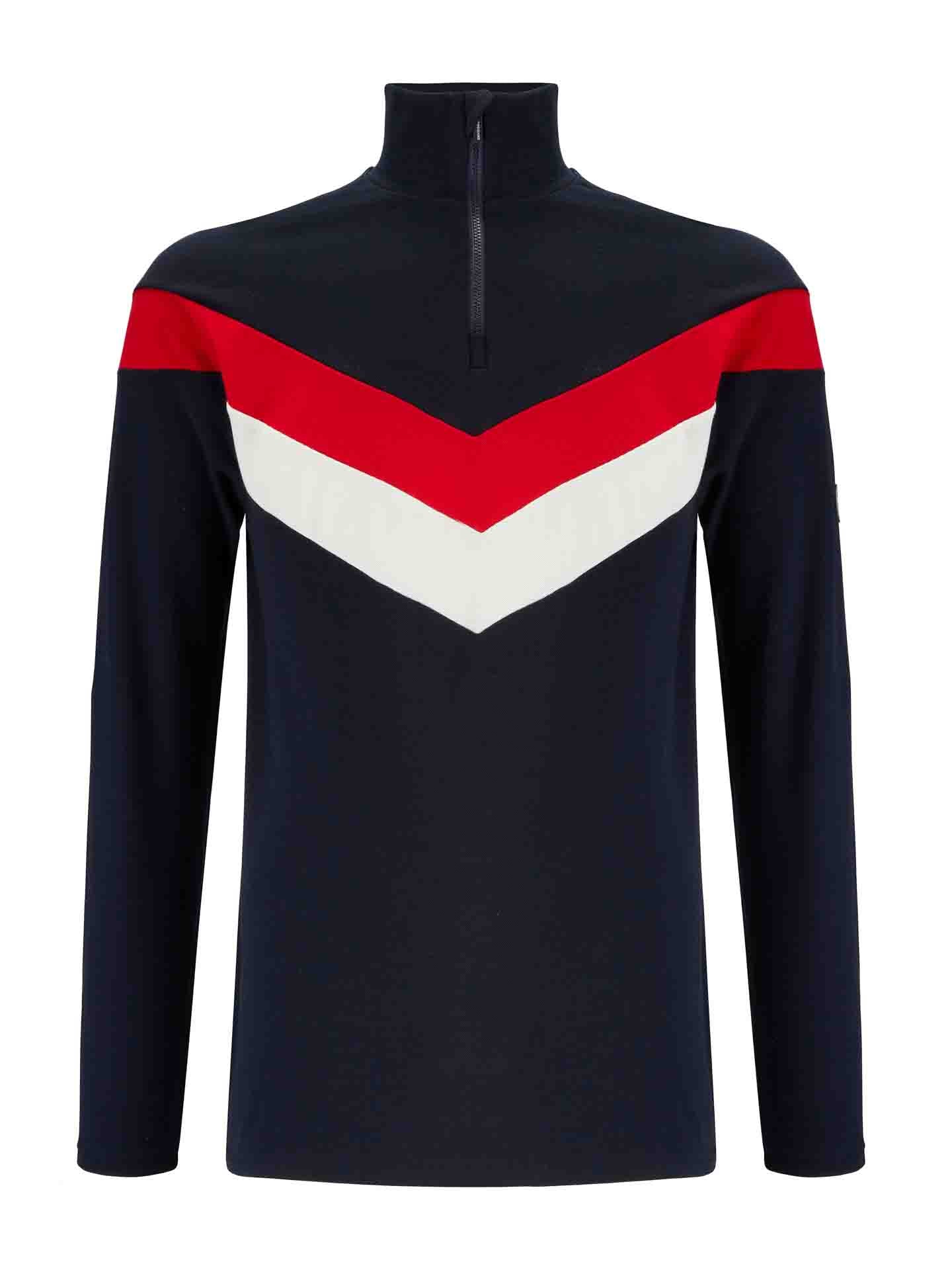 Voss Colblock Zip Up Men Flag