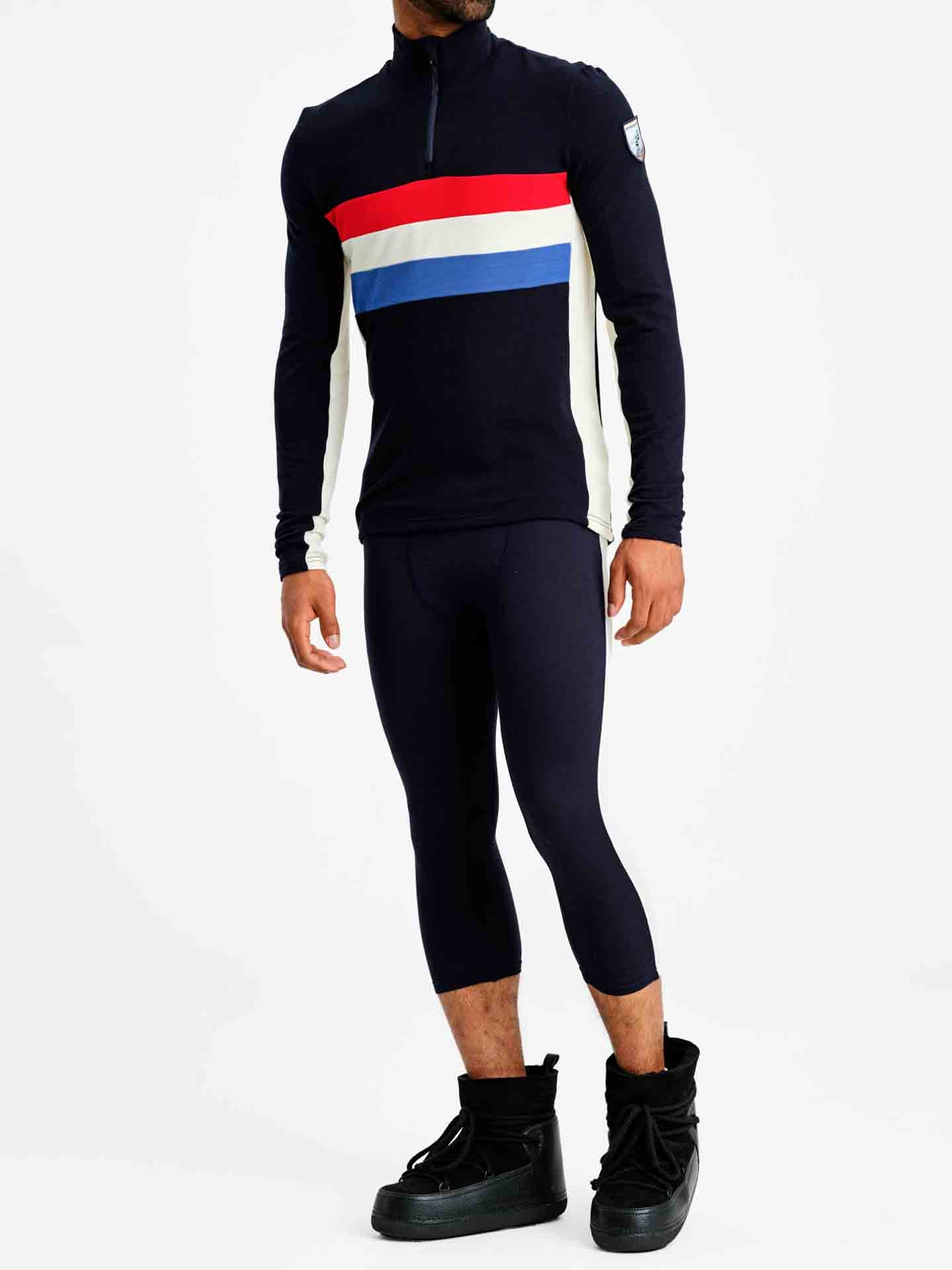 Ski Zip Up Men Flag