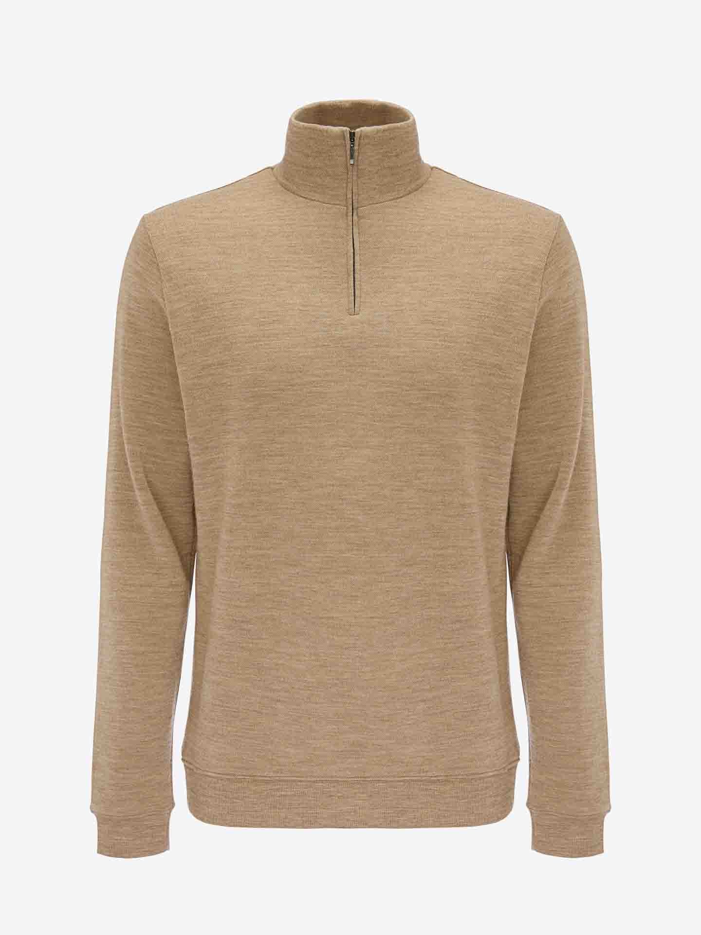 Tind Zip Up Men Camel