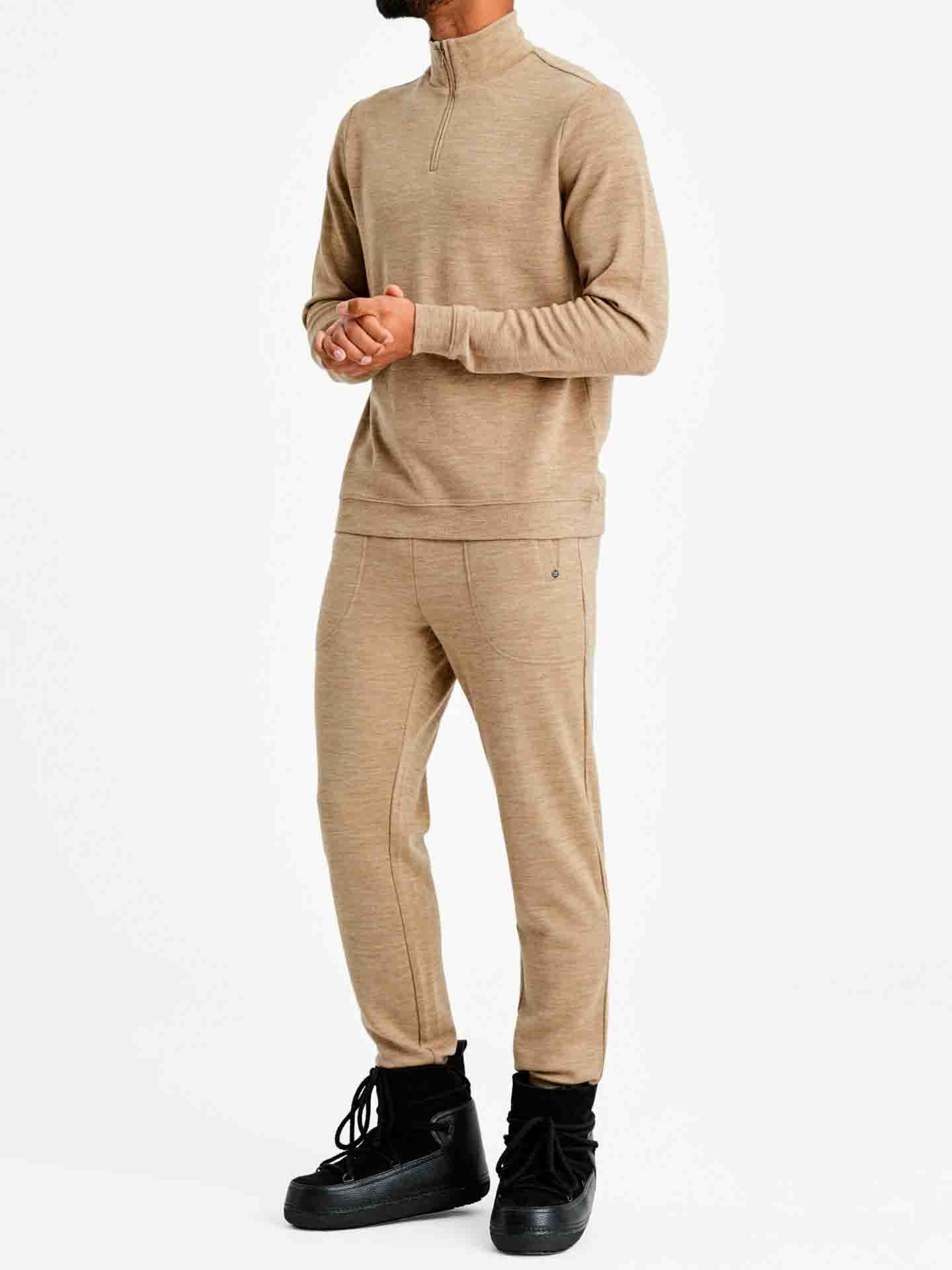 Tind Zip Up Men Camel