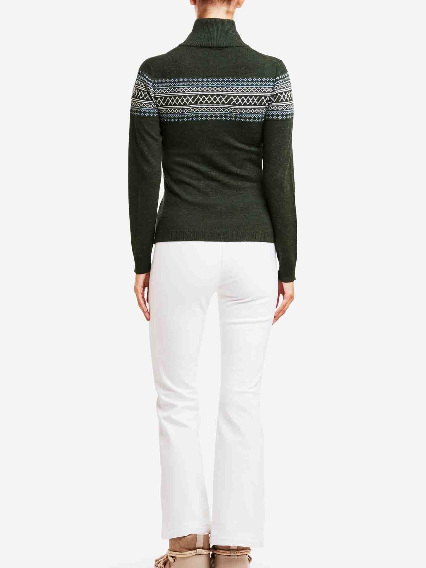 Signature Zip Up Women Olive Green