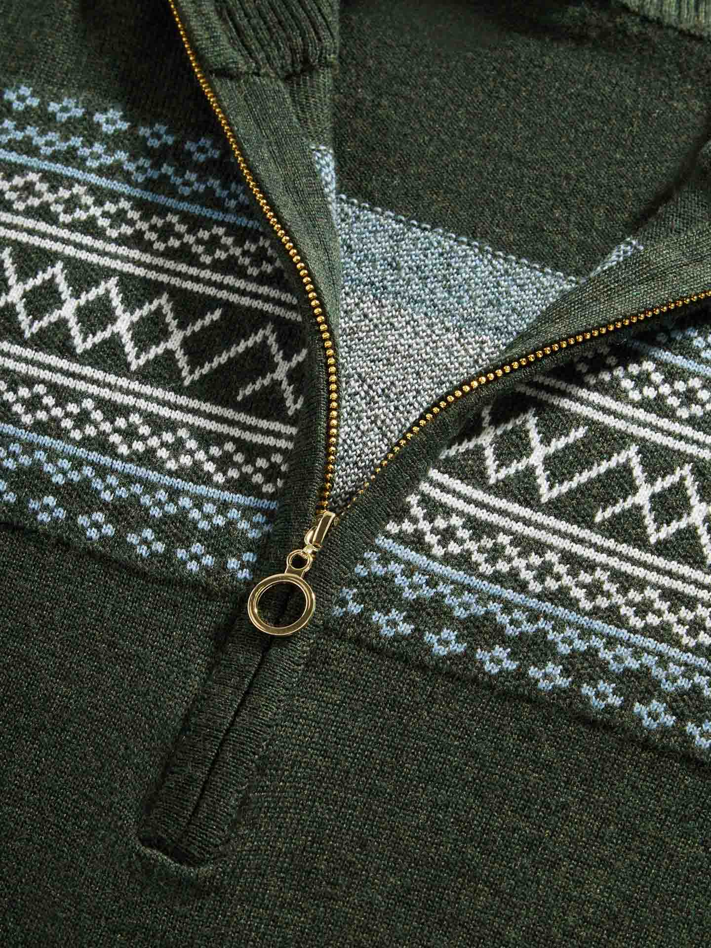 Signature Zip Up Women Olive Green