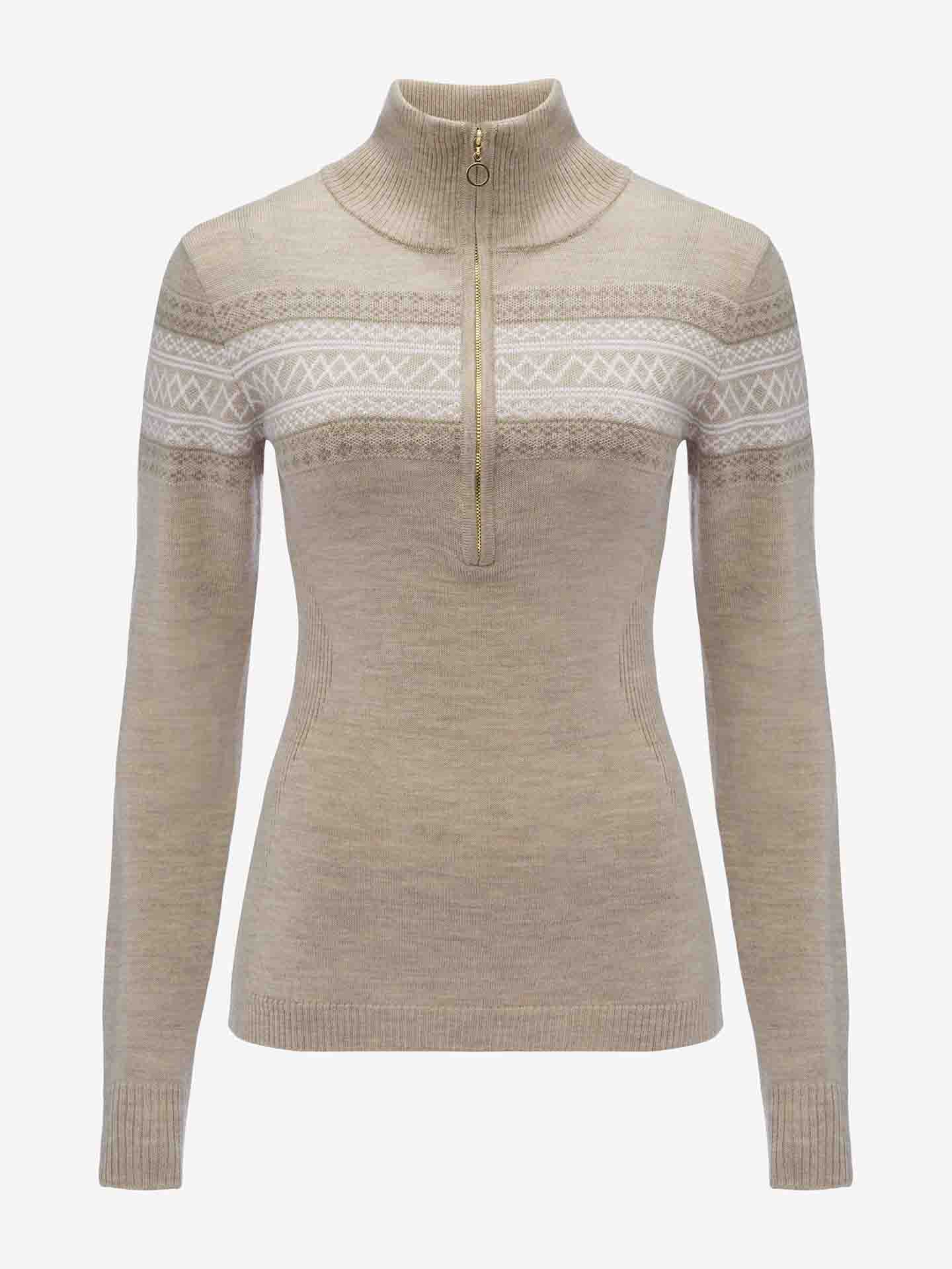 Signature Zip Up Women Sand