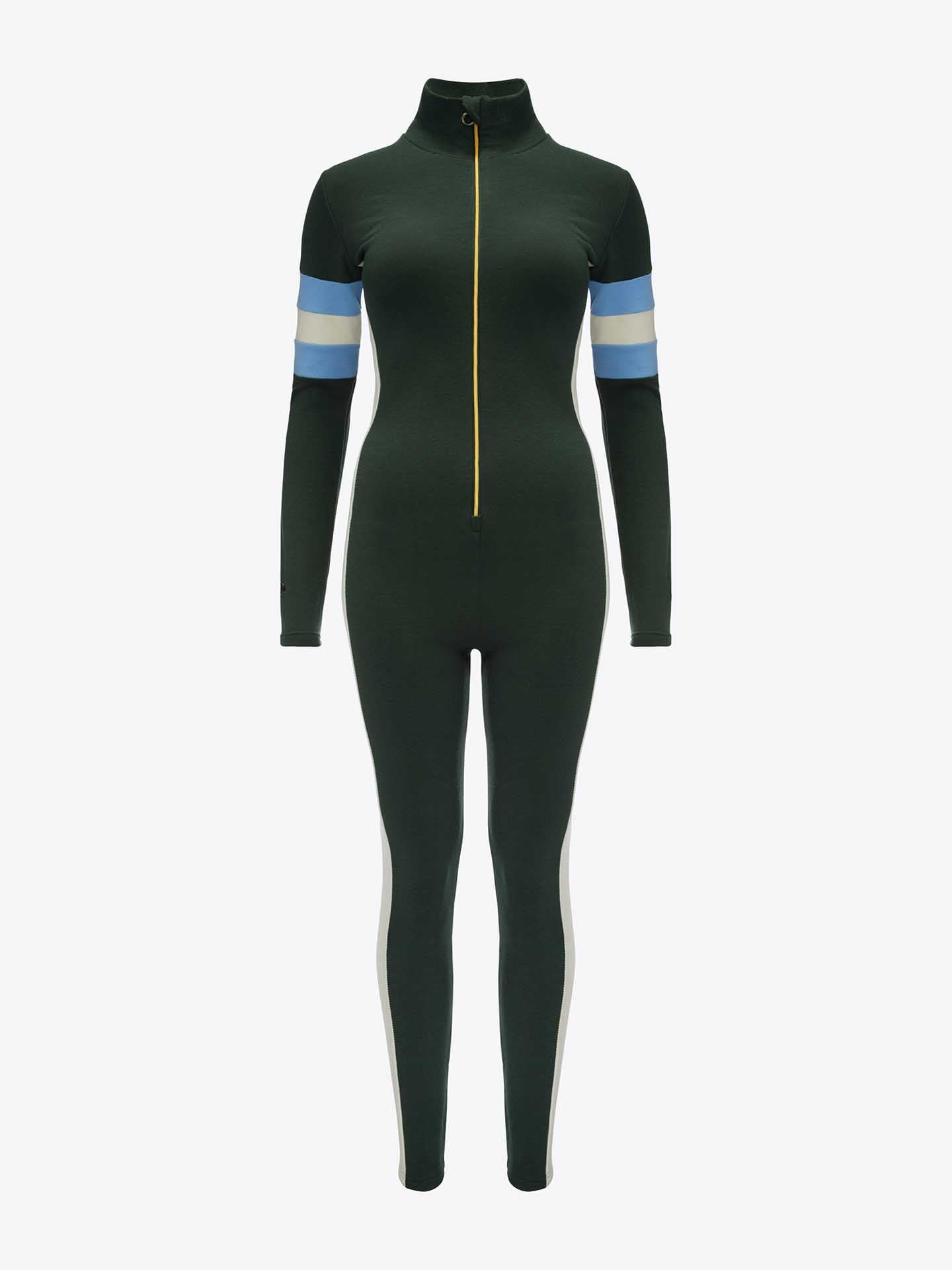 Ski Jumpsuit Women Olive Green
