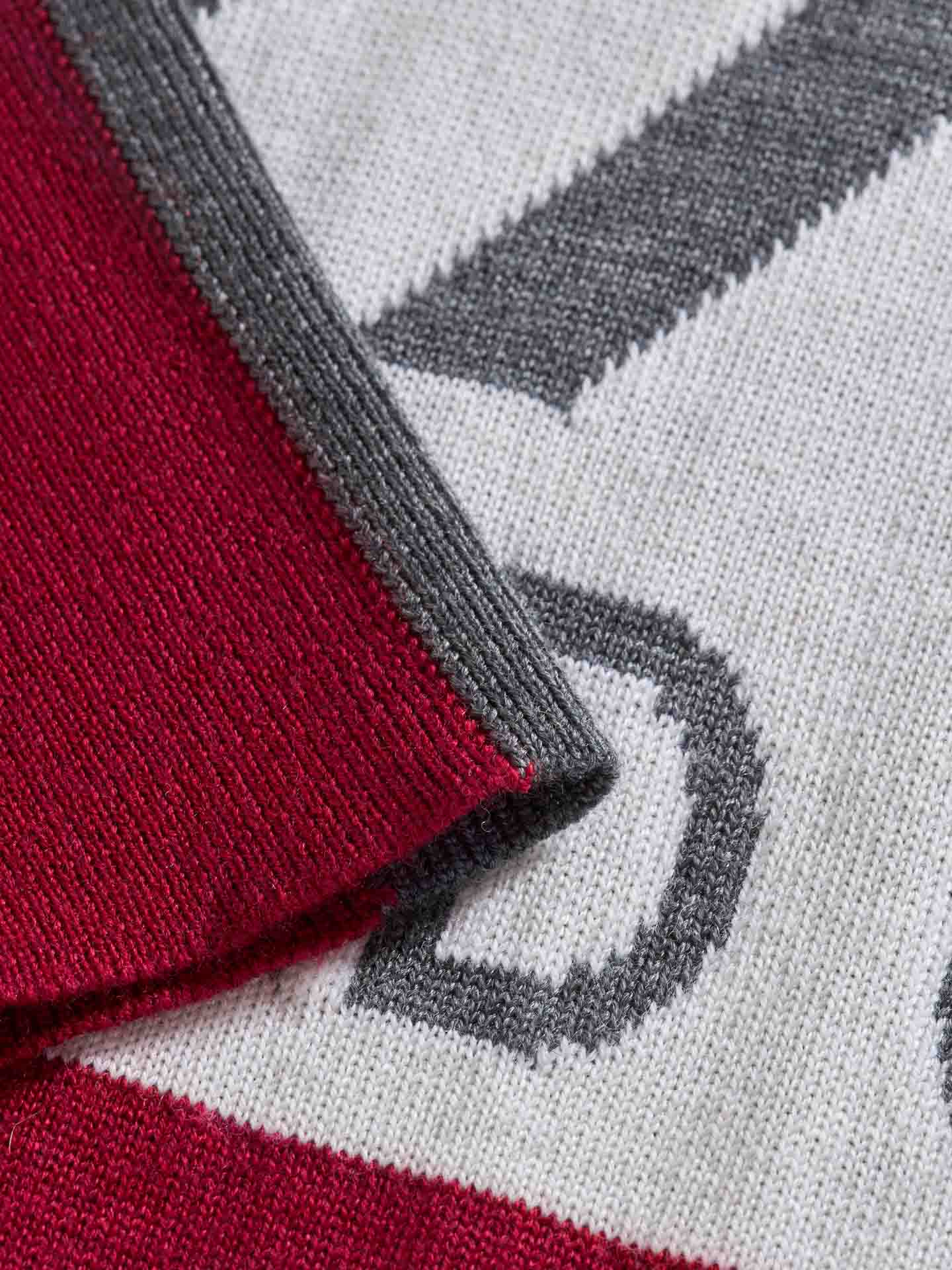 1977 World Cup Sweater Women Burgundy