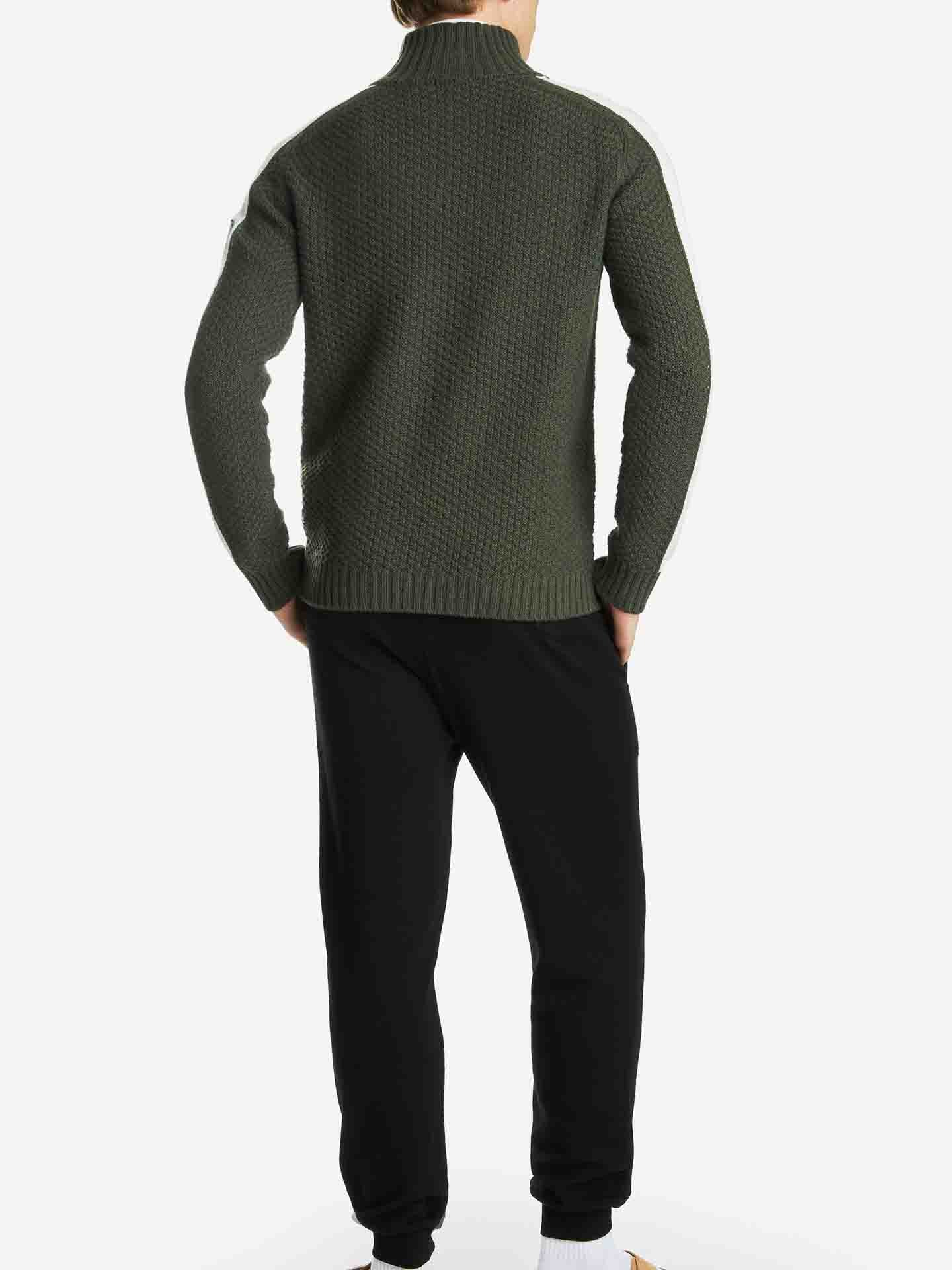 Trysil Zip Up Men Olive Green