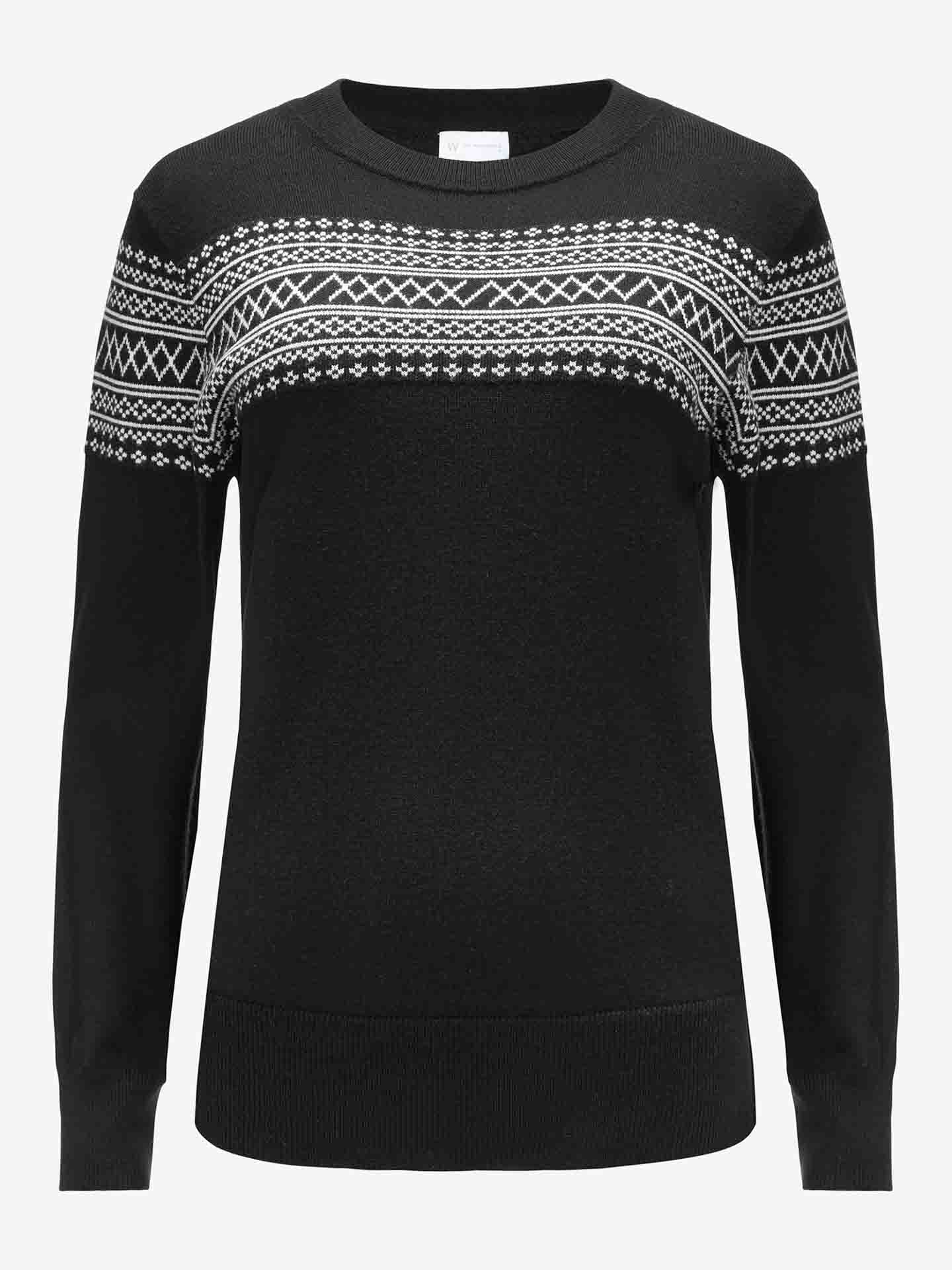 Signature Crewneck Women Black