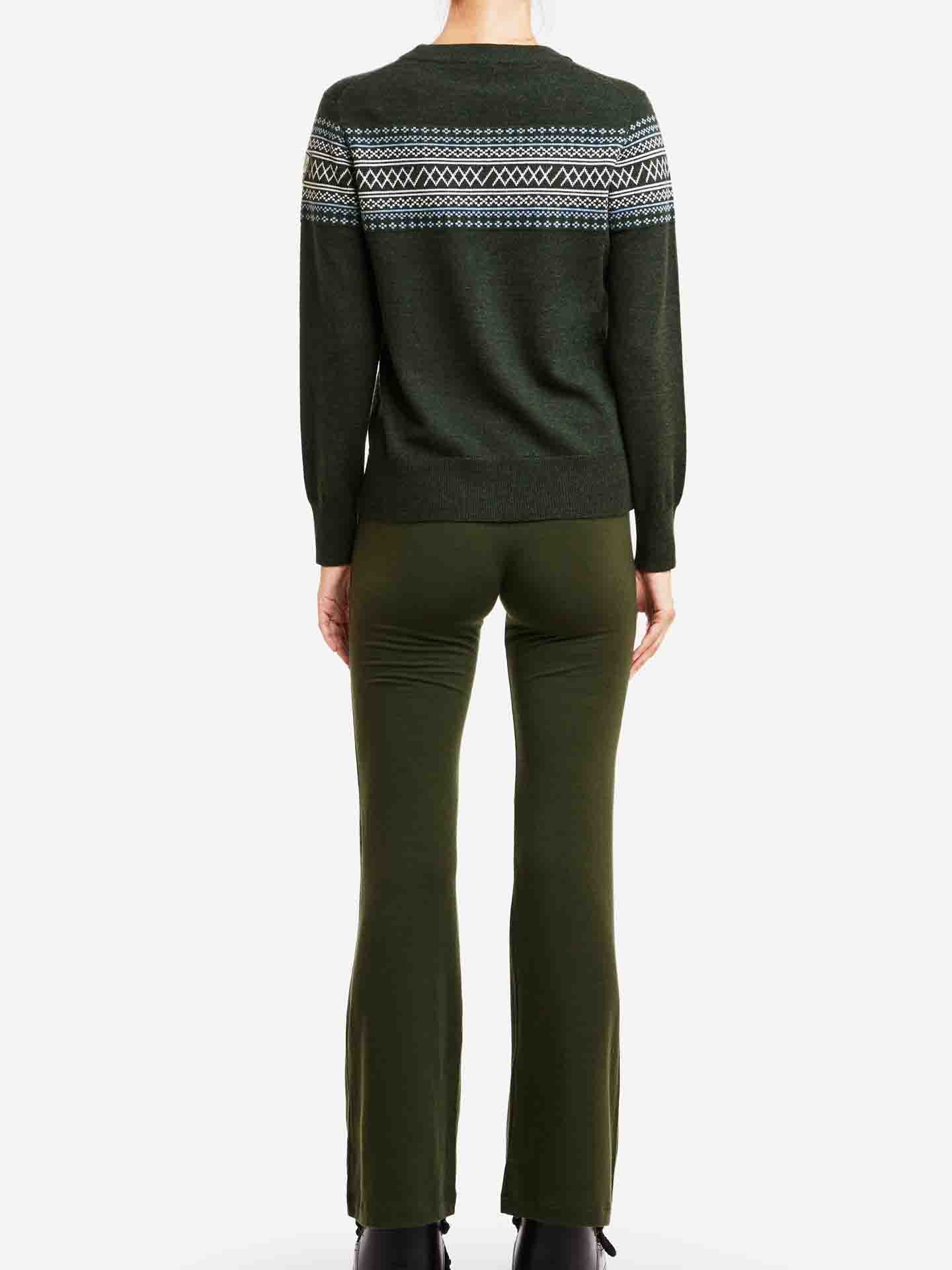 Signature Crewneck Women Olive Green