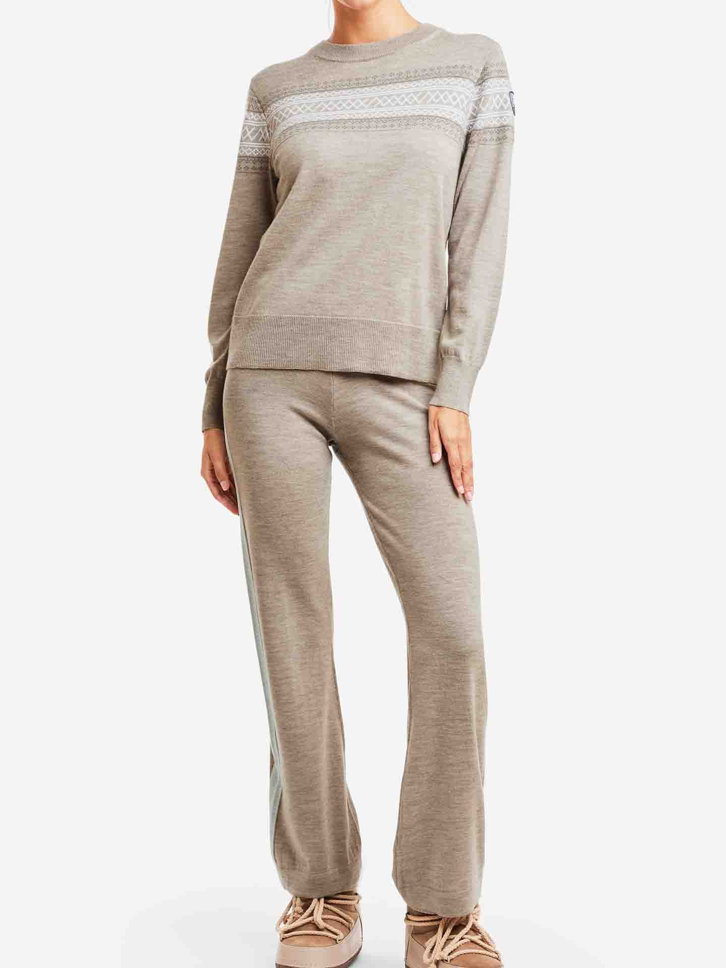 Signature Crewneck Women Sand