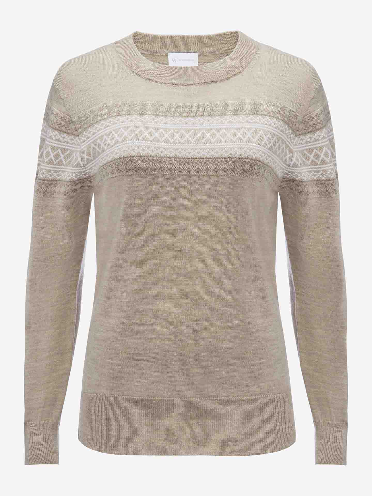 Signature Crewneck Women Sand
