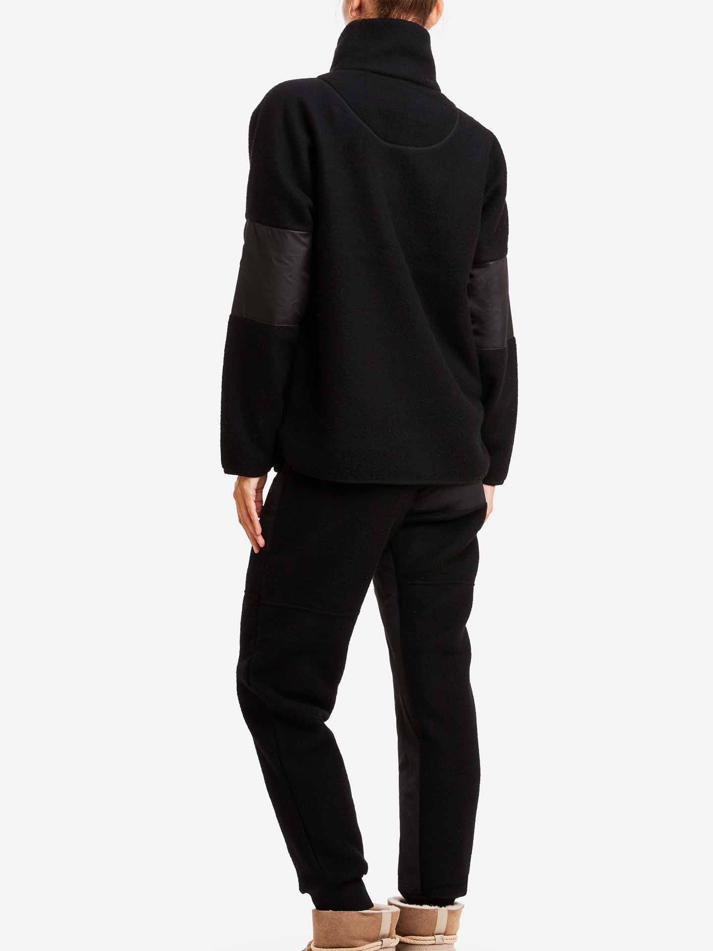 Fonna Wool Fleece Sweater Women Black