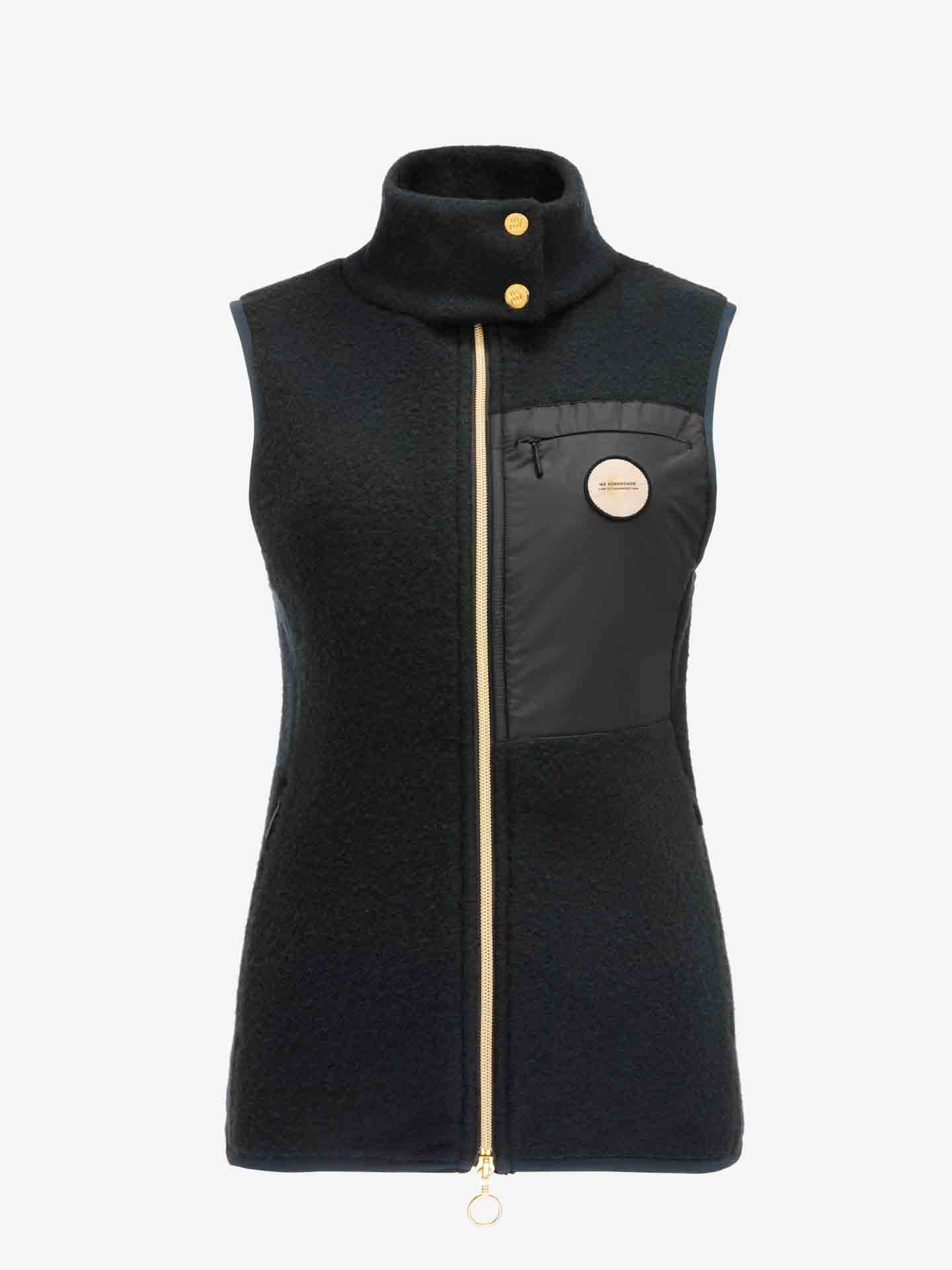 Slim fit fleece online vest