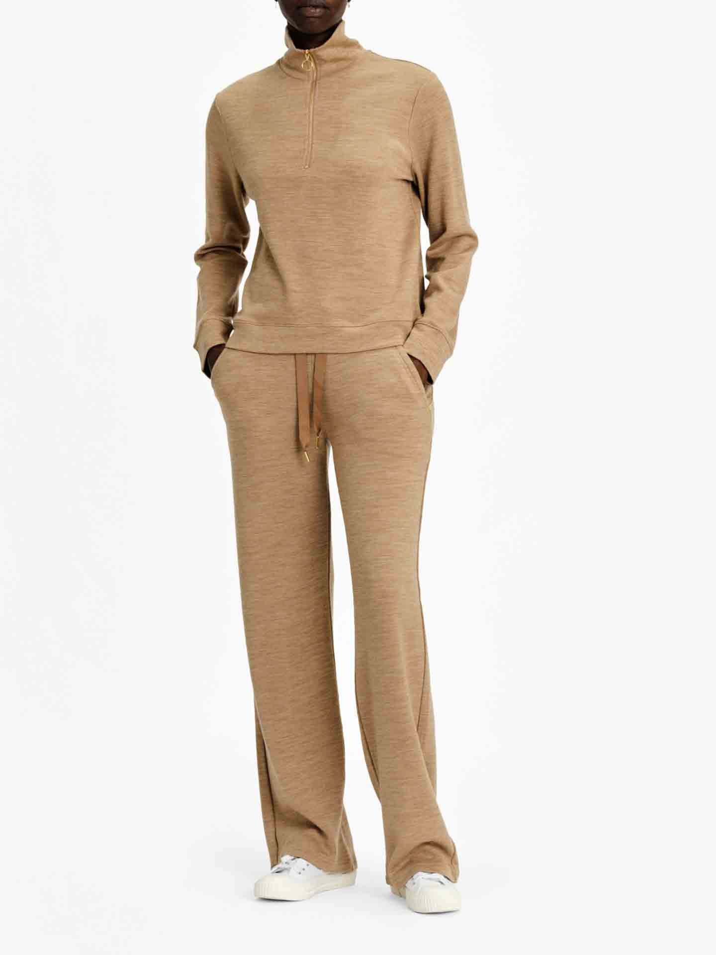 Tind Zip Up Women Camel