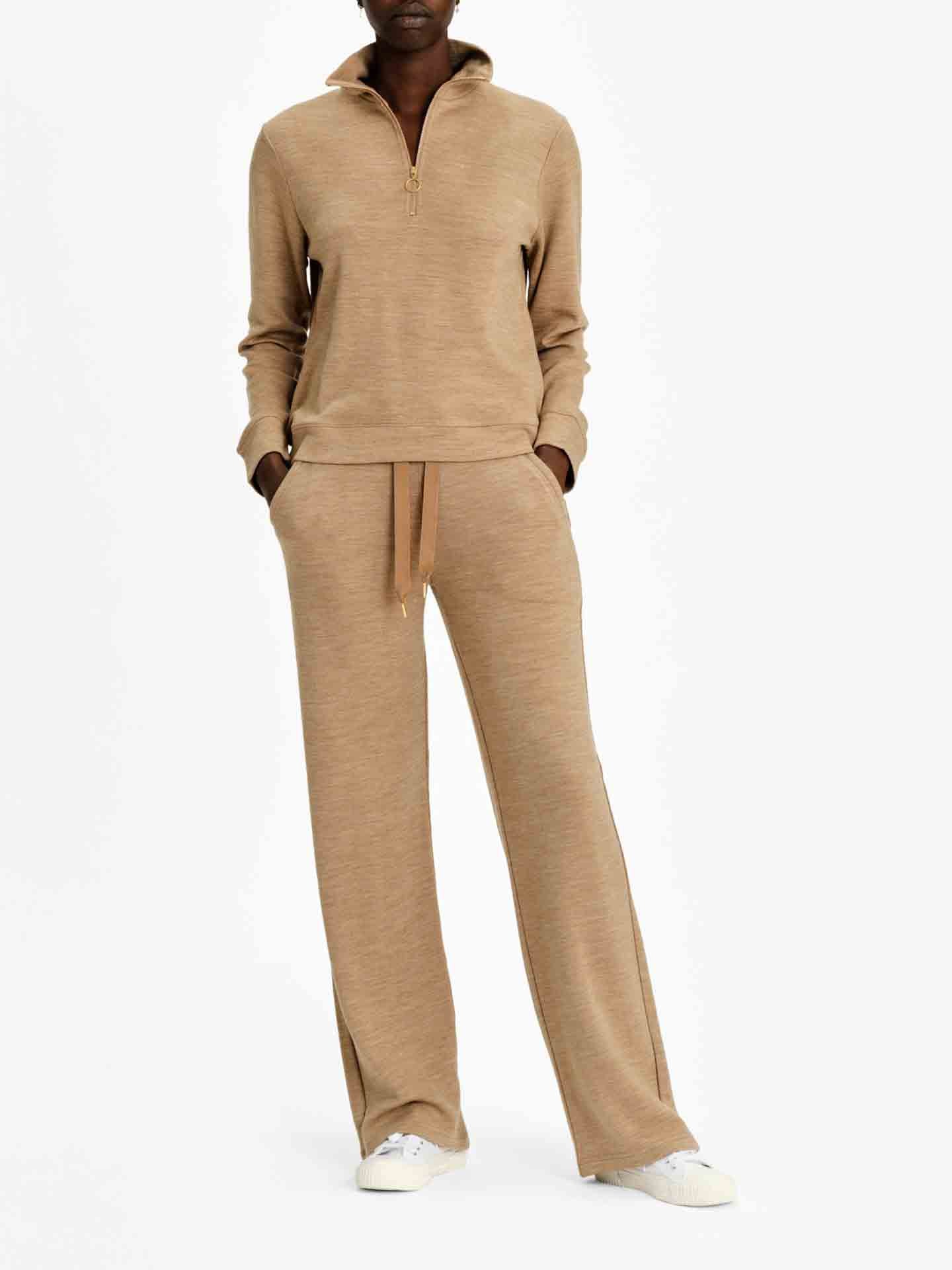 Tind Zip Up Women Camel
