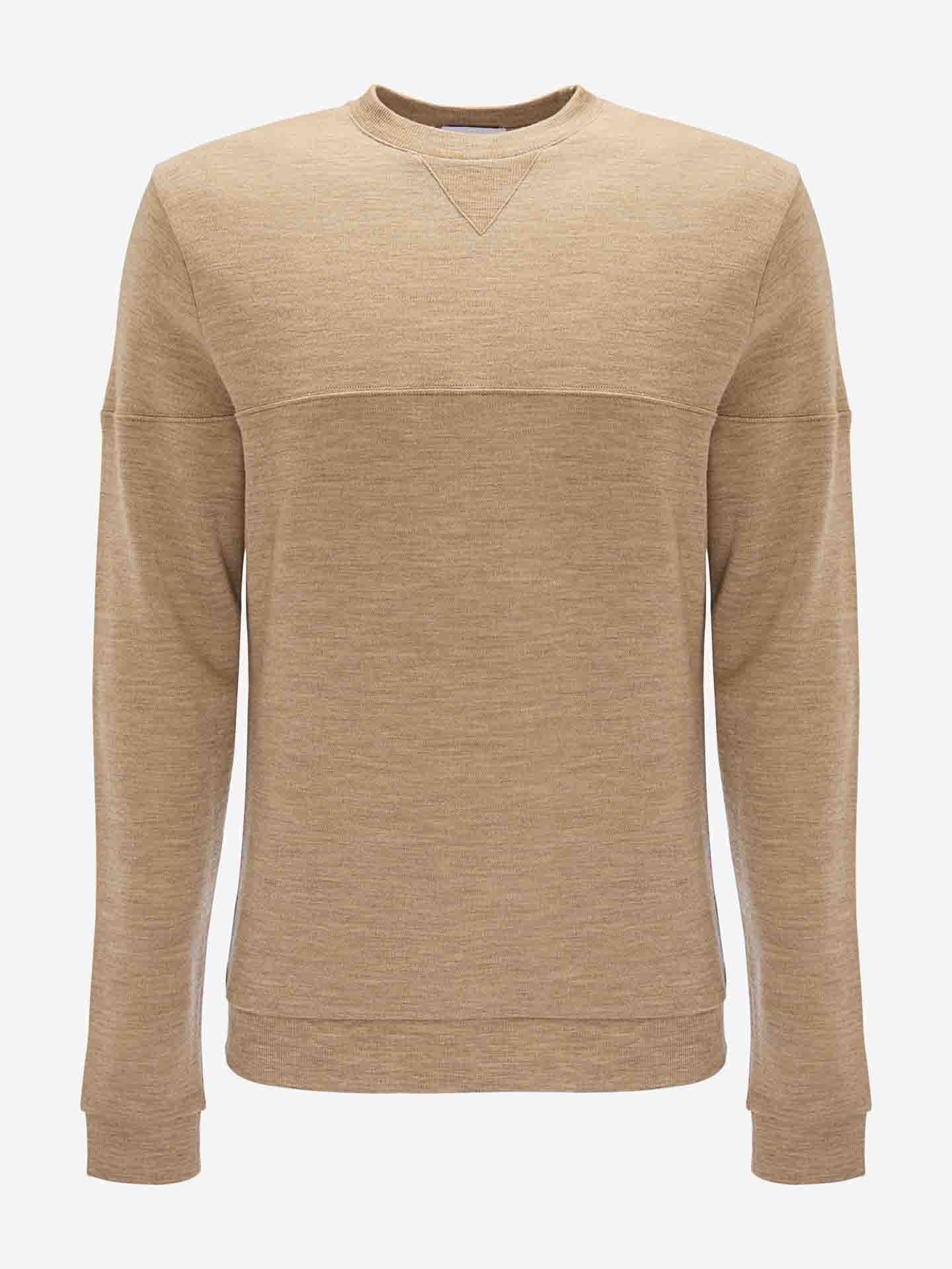 Tind Crewneck Men Camel