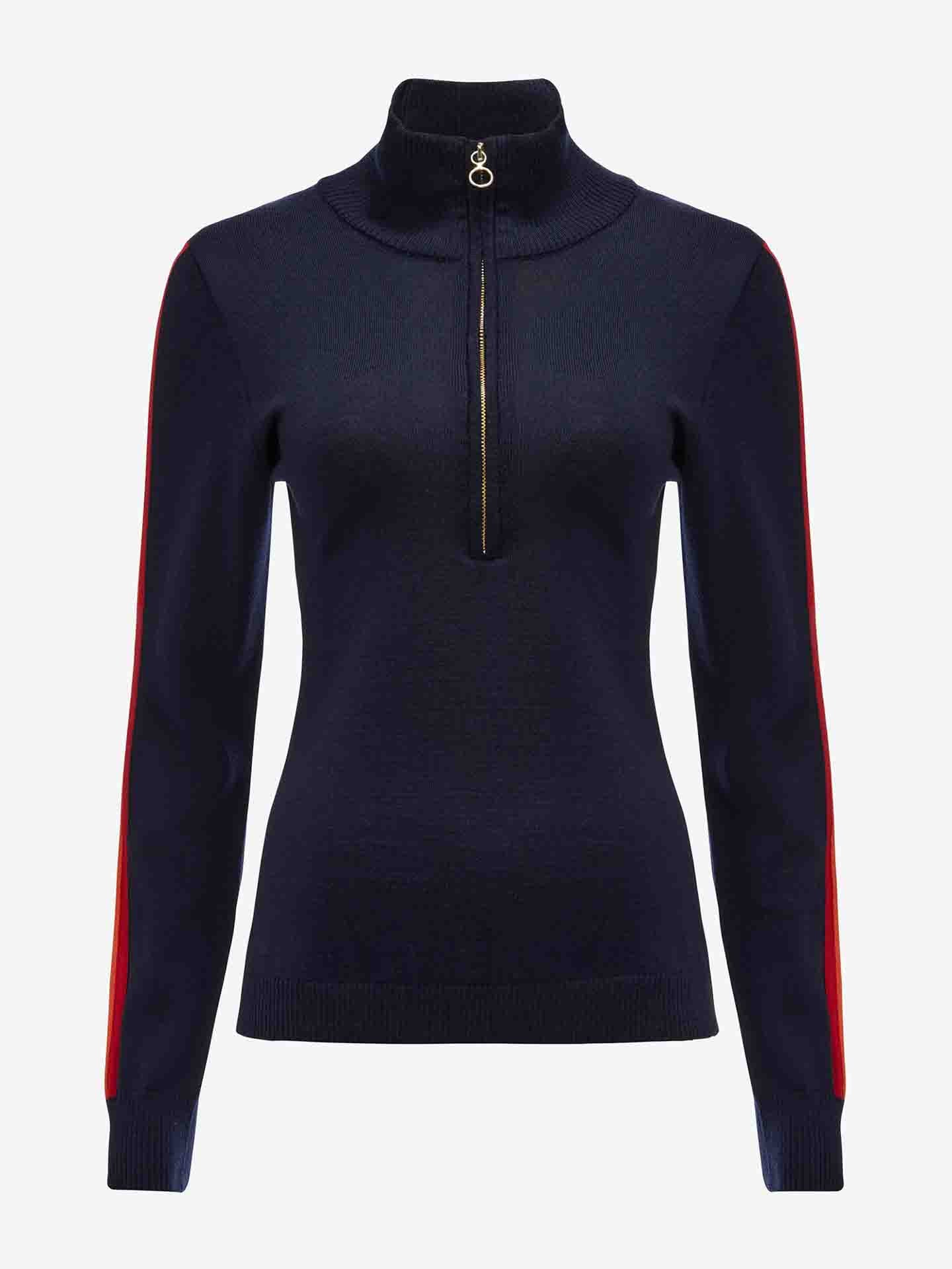Skilover Zip Up Women Navy Blue
