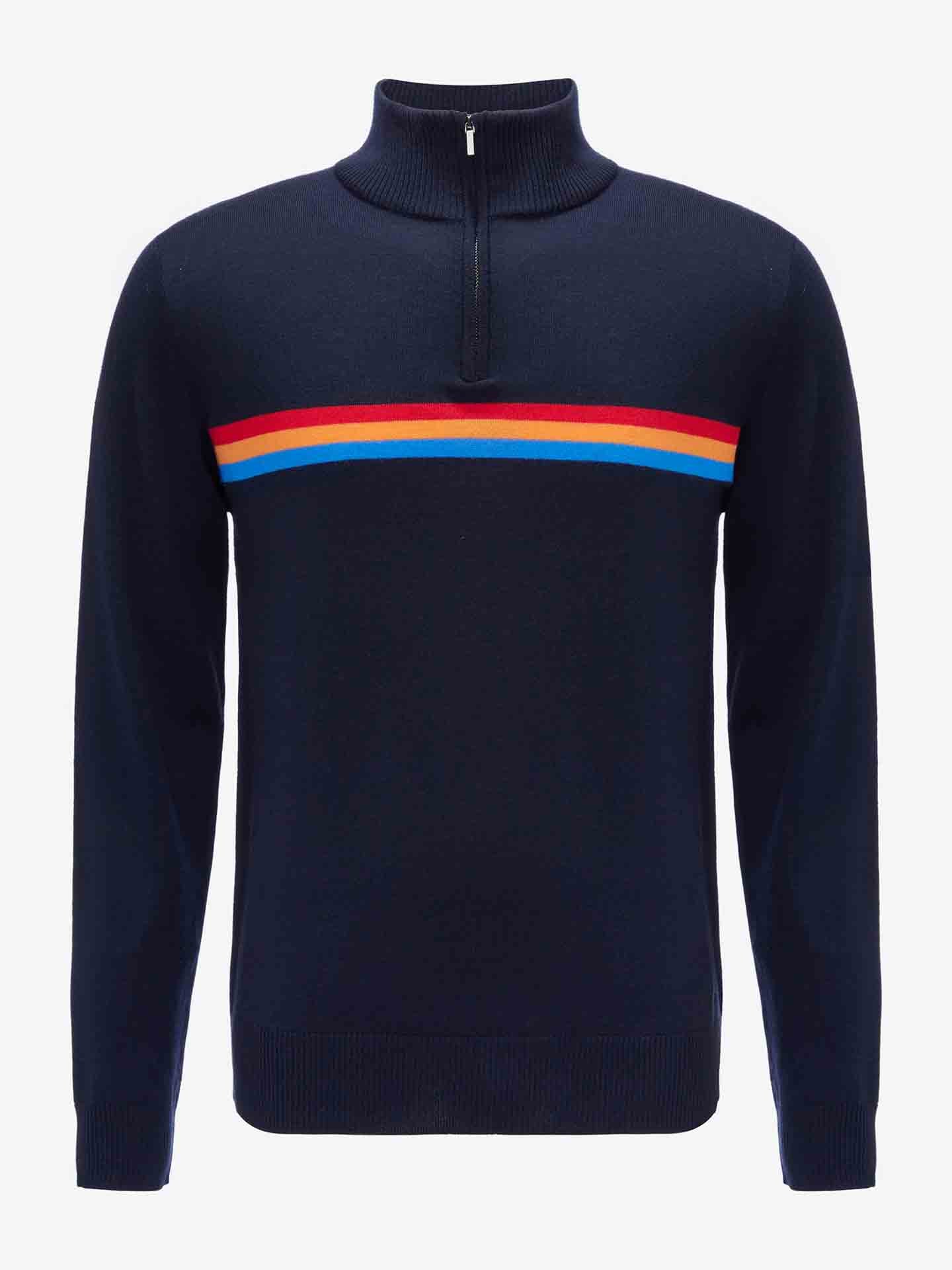 Skilover Zip Up Men Navy Blue