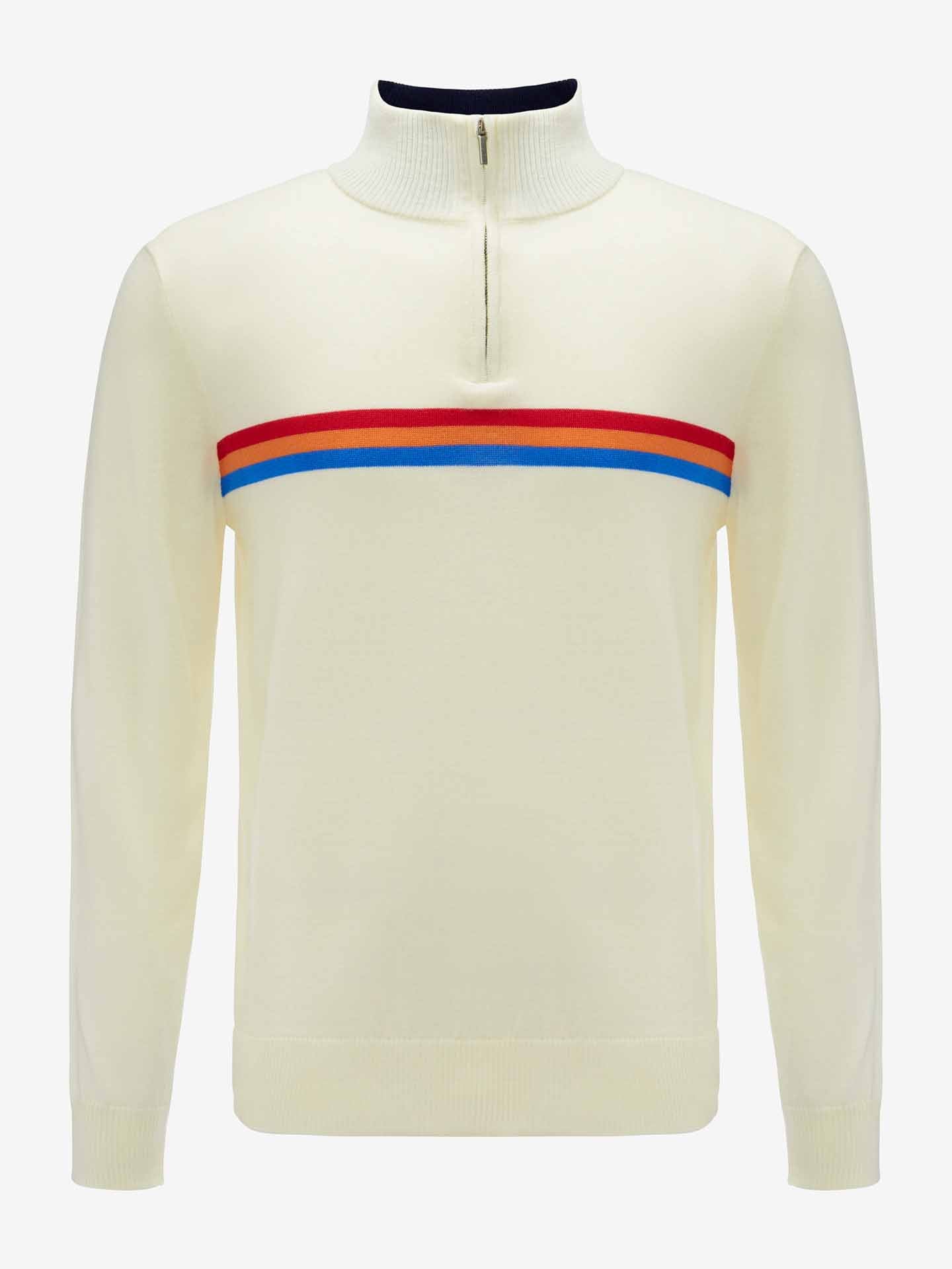 Skilover Zip Up Men Off White