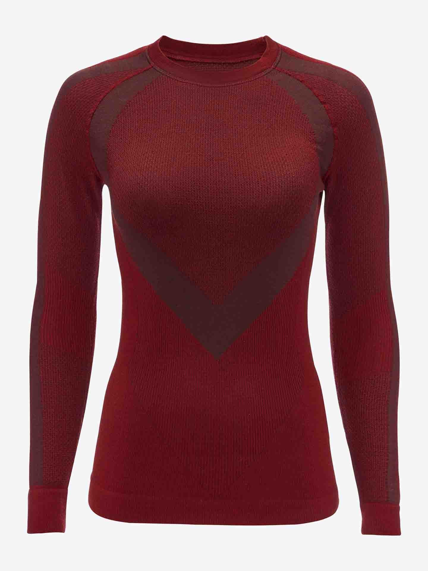 Racer Crewneck Women Burgundy
