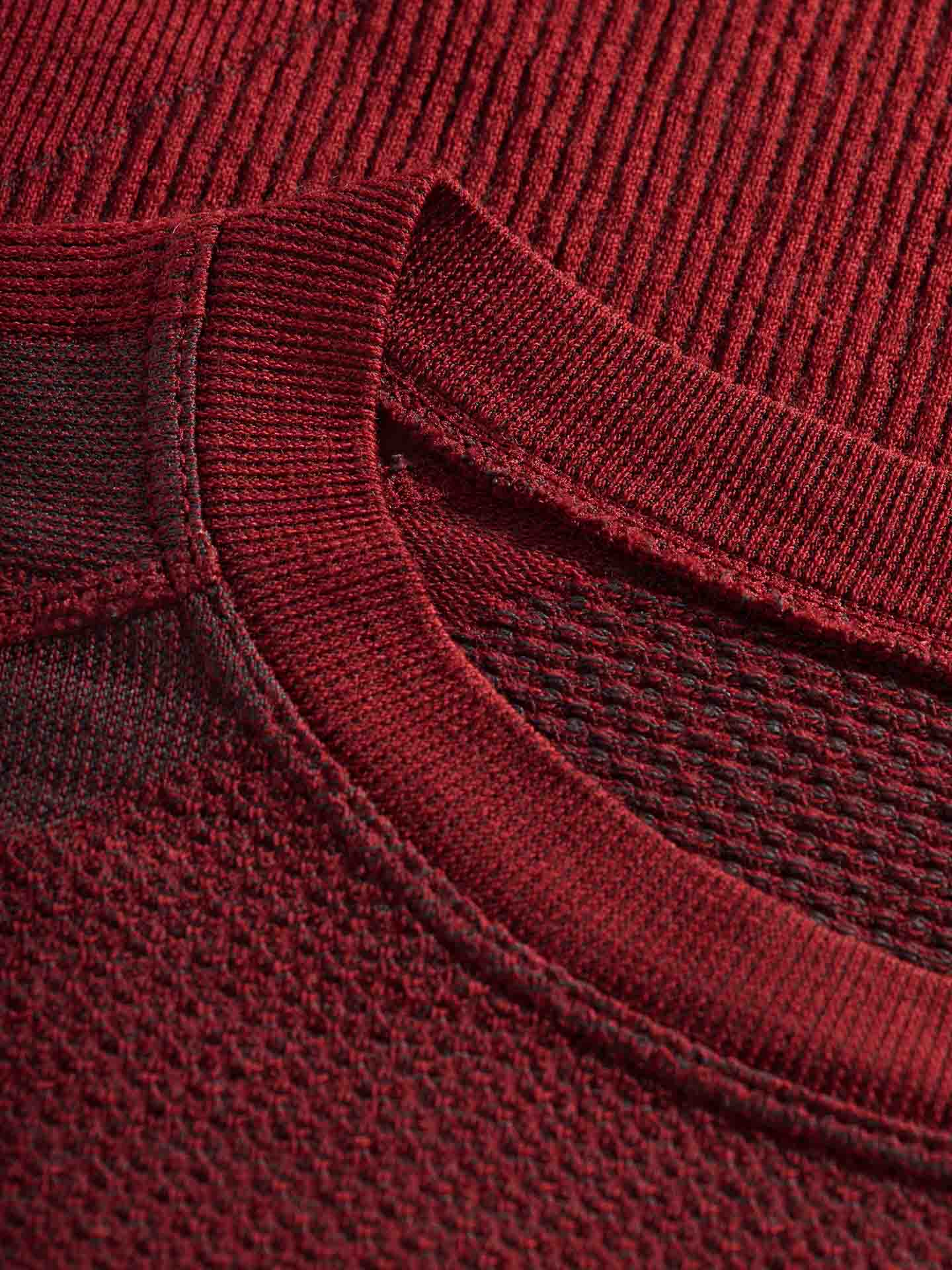Racer Crewneck Women Burgundy