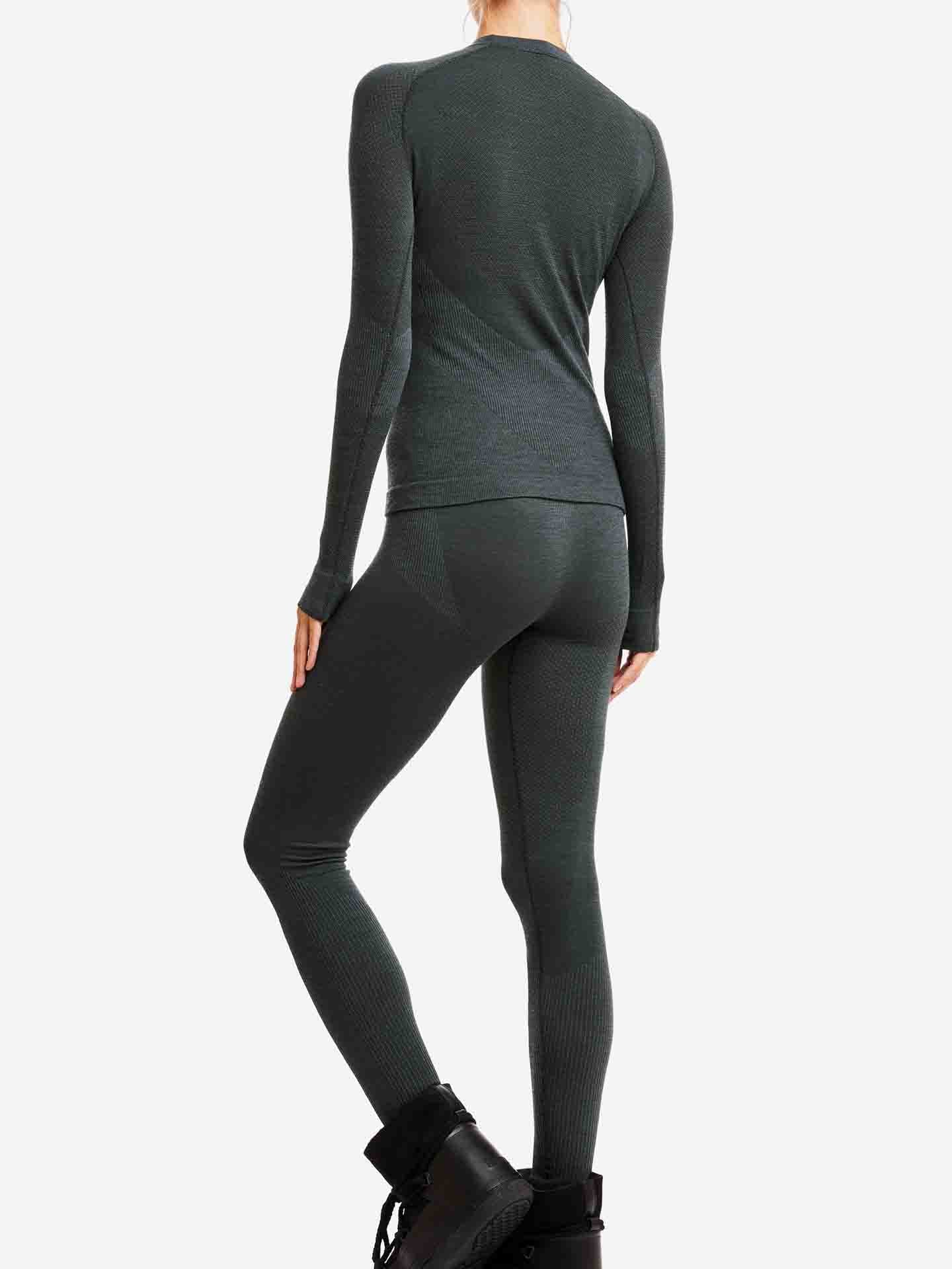 Racer Crewneck Women Olive Green