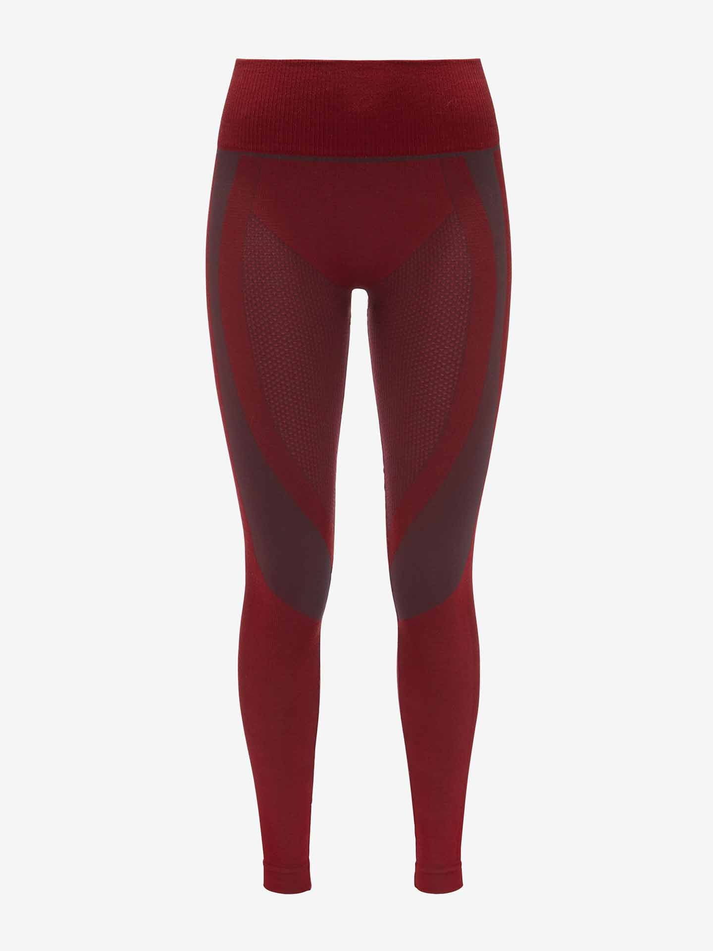Racer Leggings Women Burgundy
