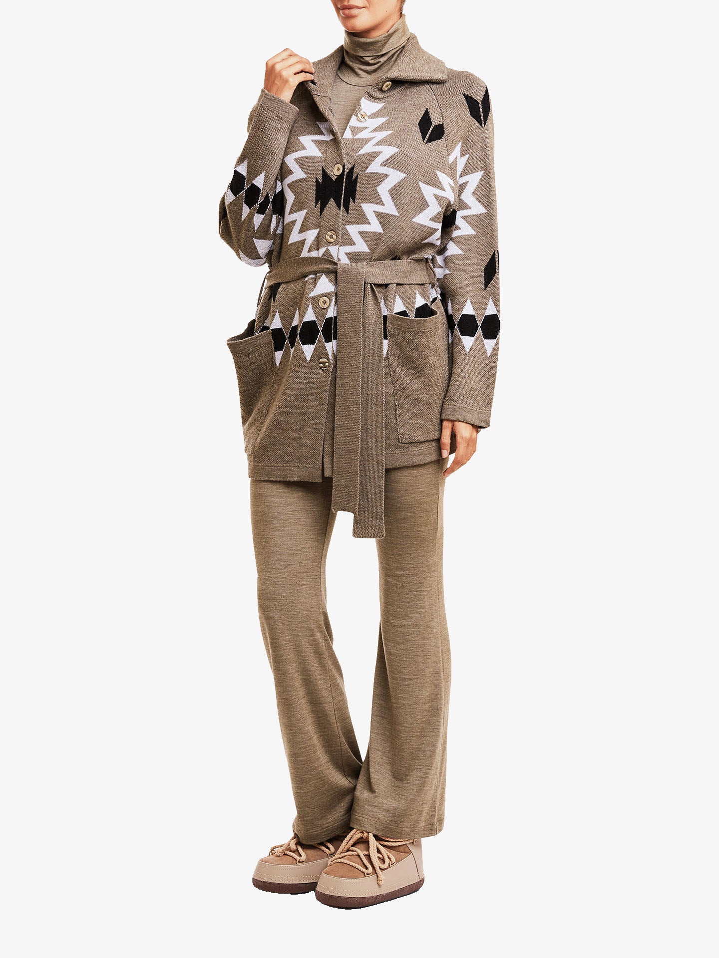 Háldi Coat Women Brown