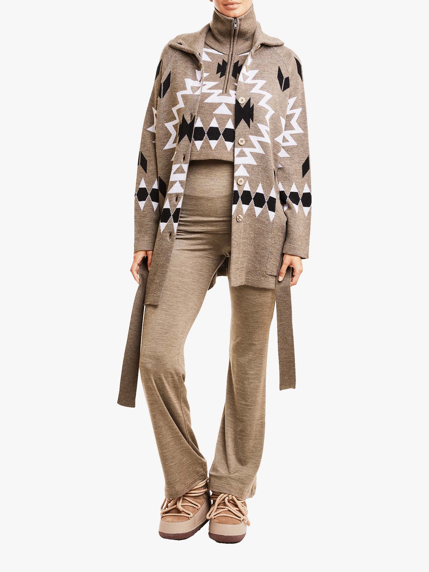Háldi Bib Women Brown