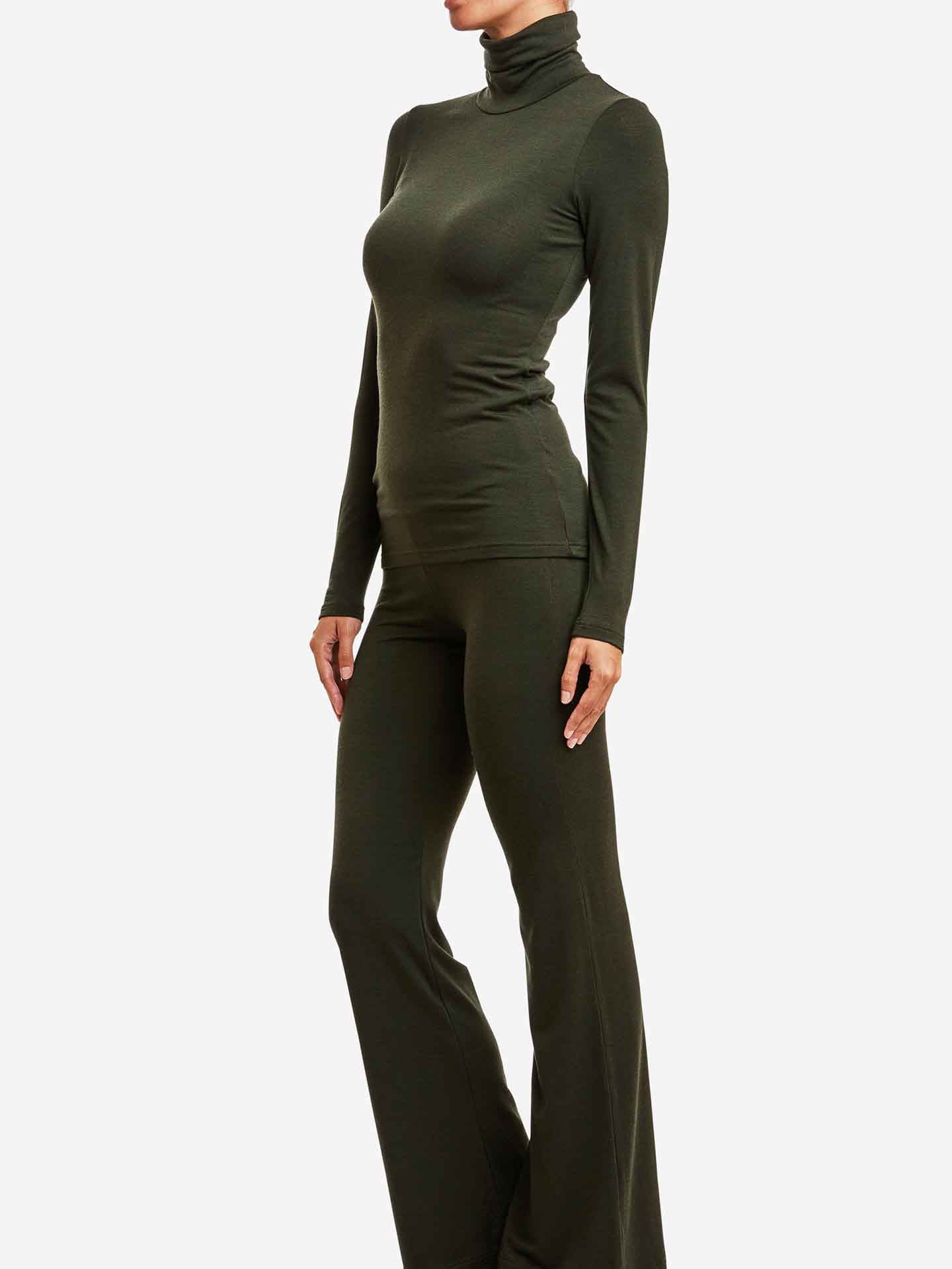 Hygge Turtleneck Women Olive Green