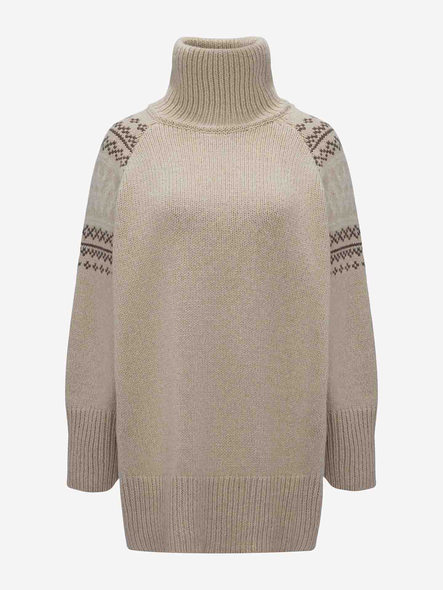 Setesdal Oversized Sweater Women Sand