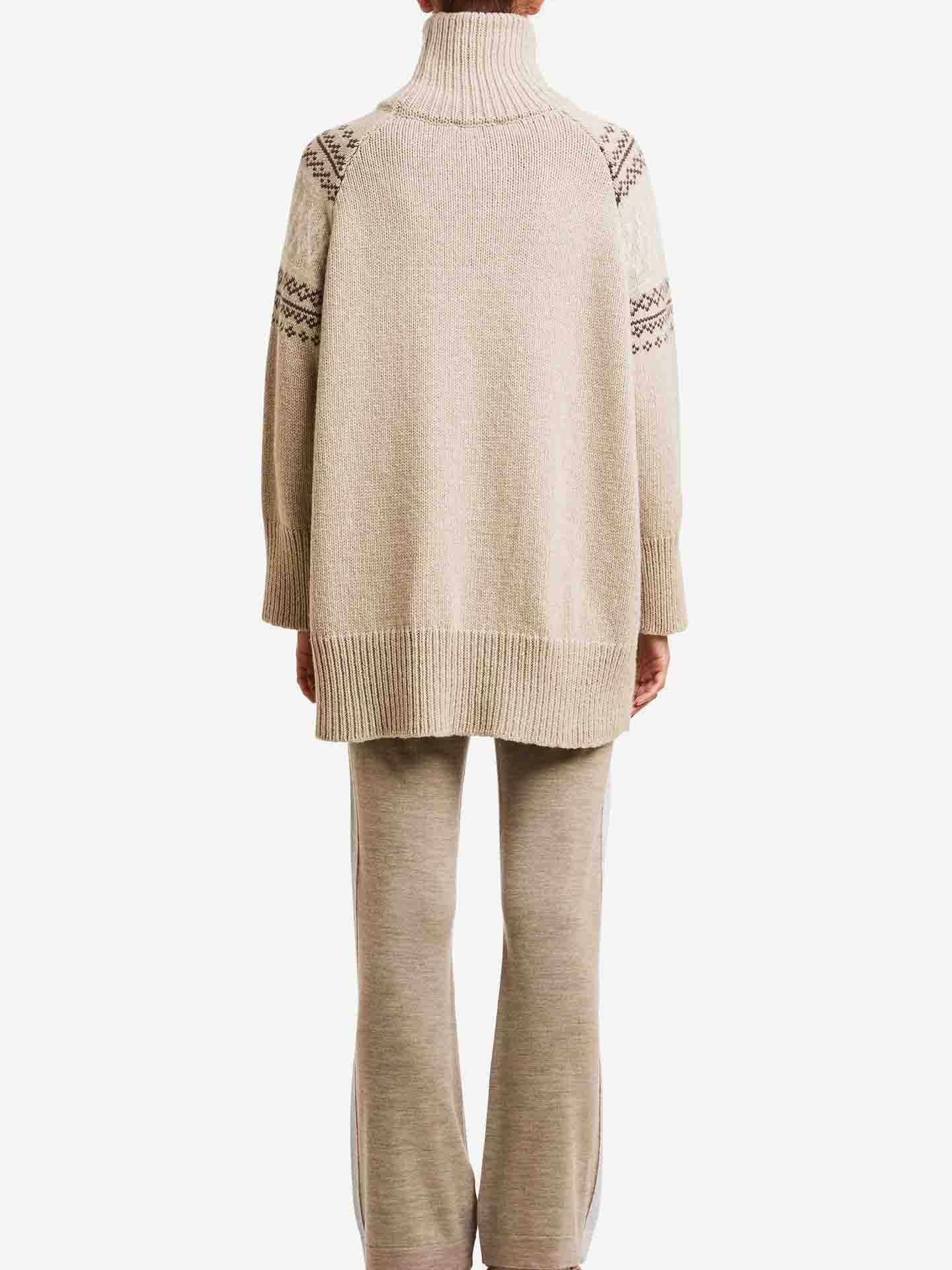 Setesdal Oversized Sweater Women Sand