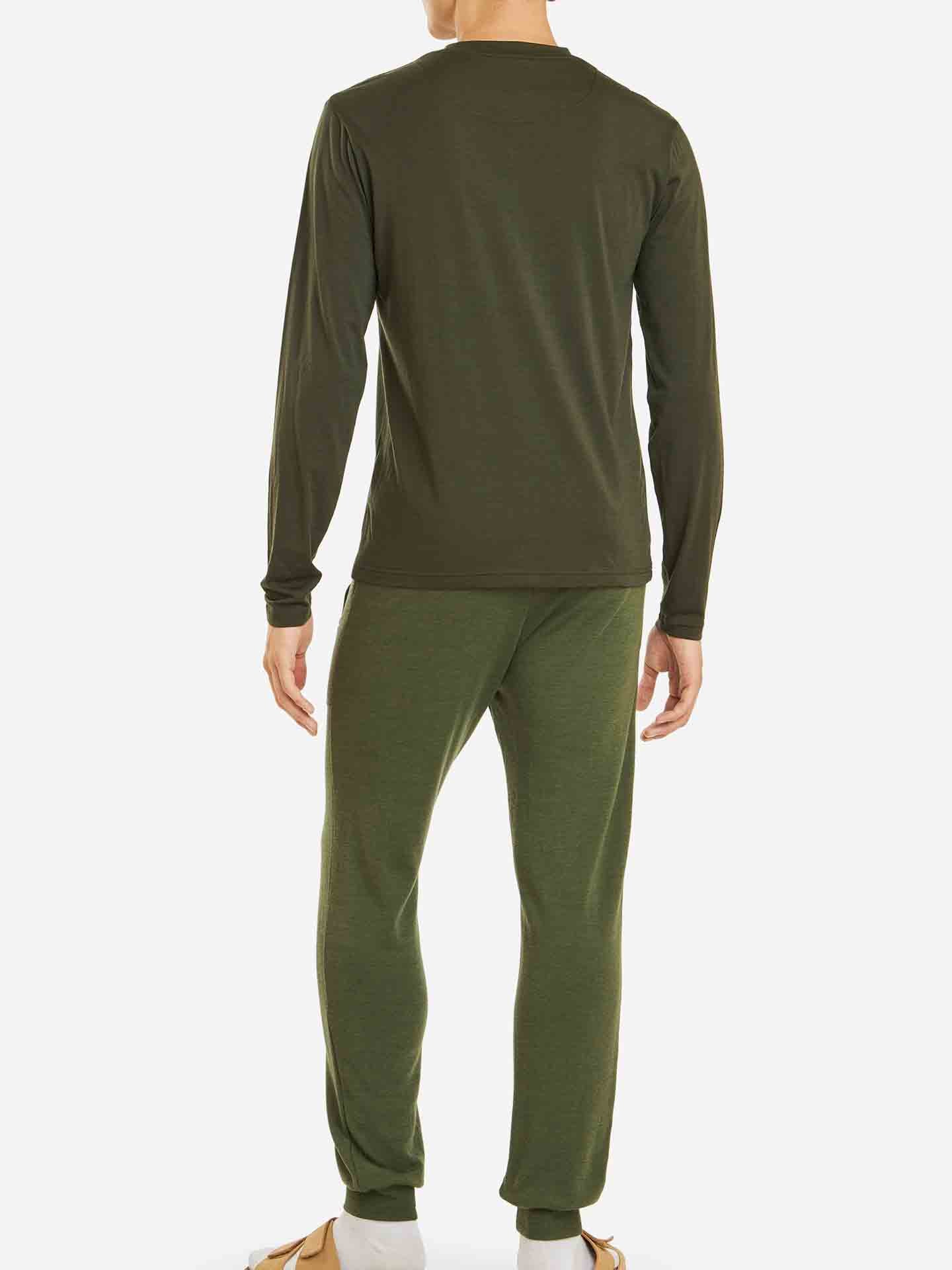 Snø Longsleeve Men Dark Green