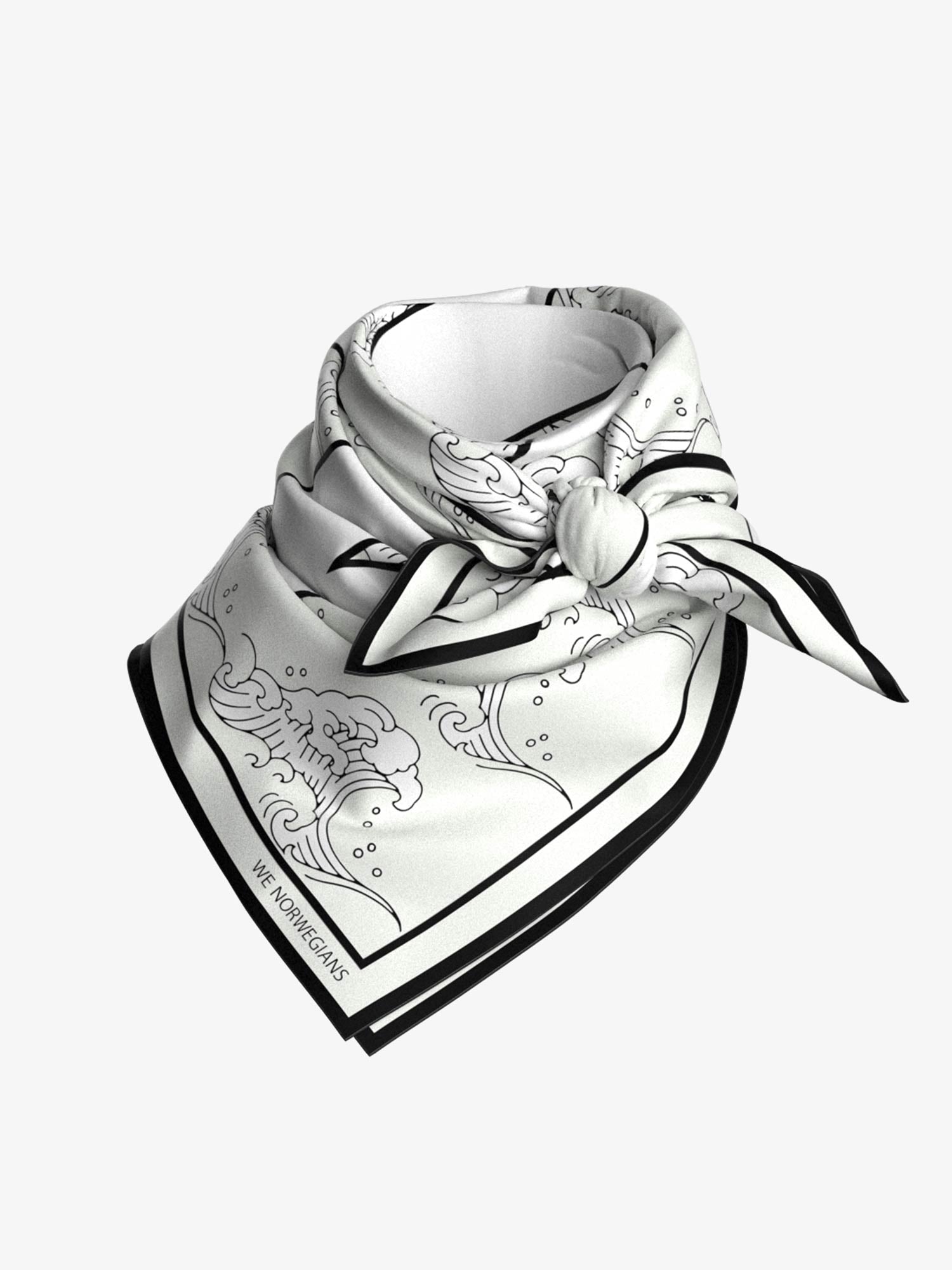 Wavy Silk Scarf