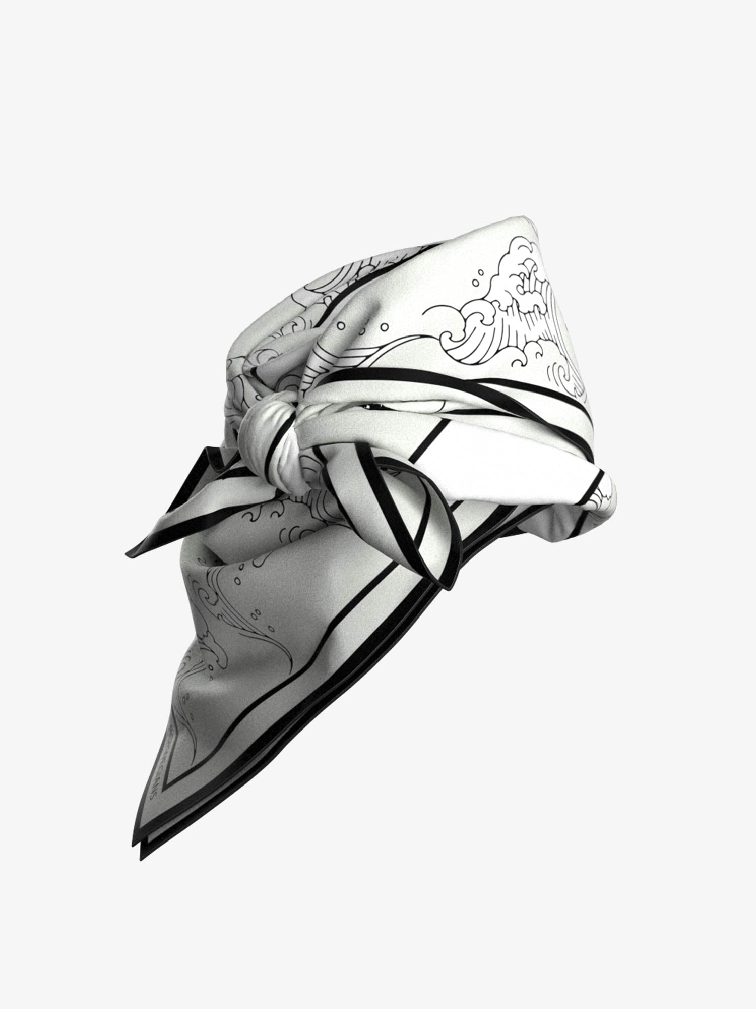 Wavy Silk Scarf