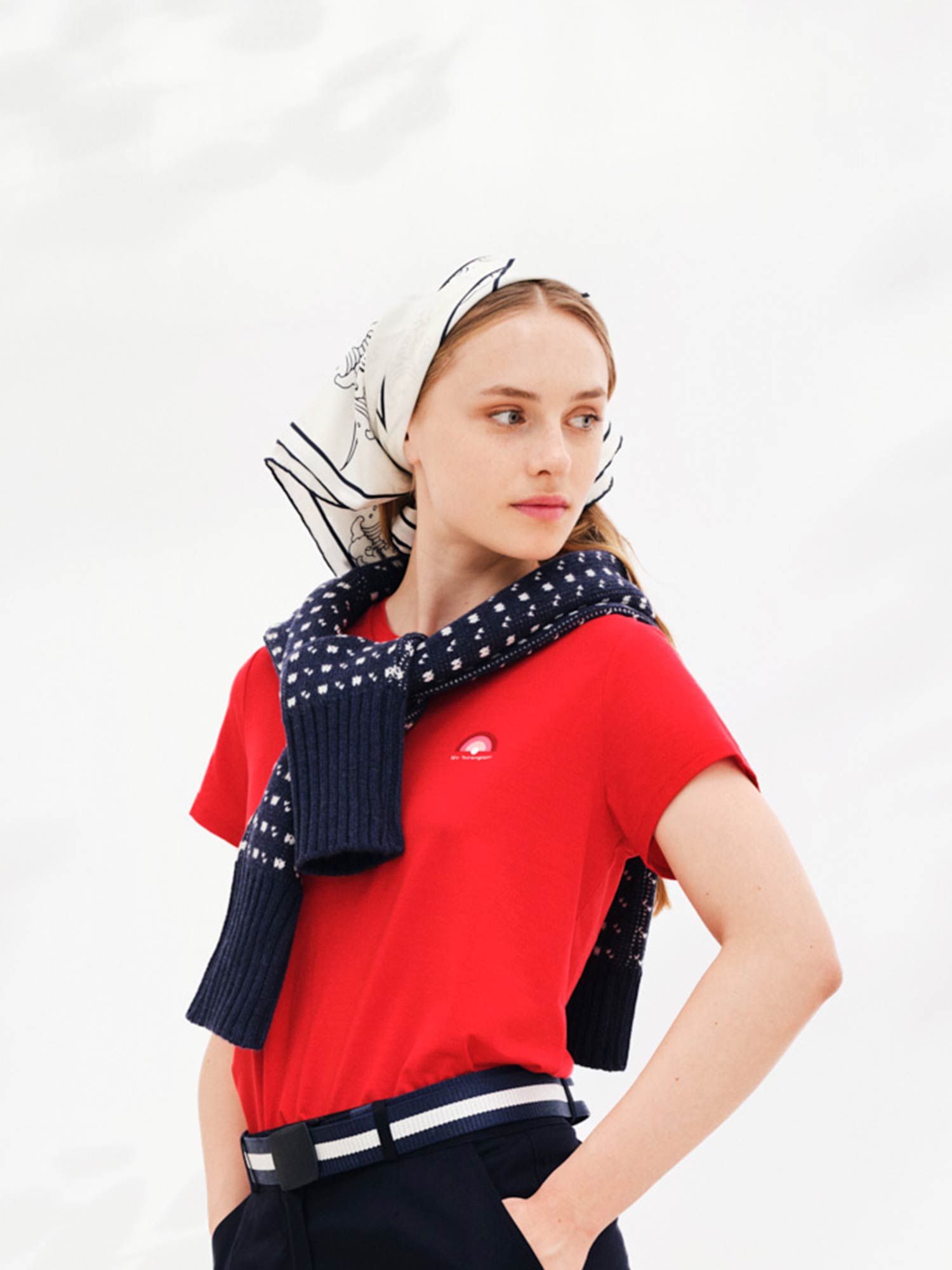 Wavy Silk Scarf
