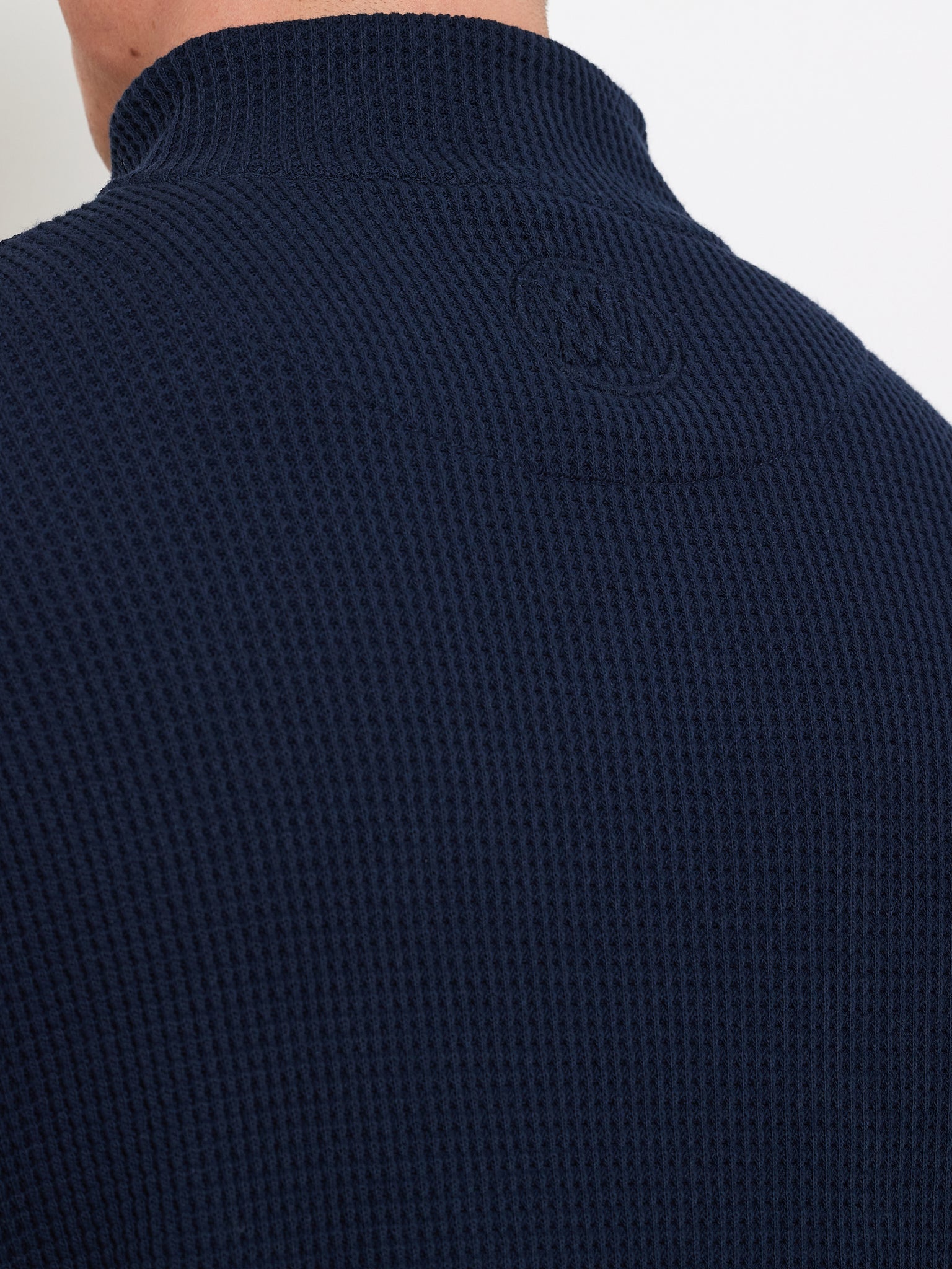 Waffle Sweater Men