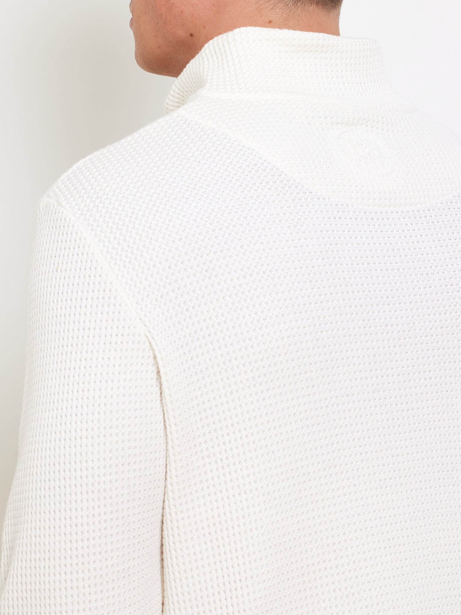 Waffle Sweater Men