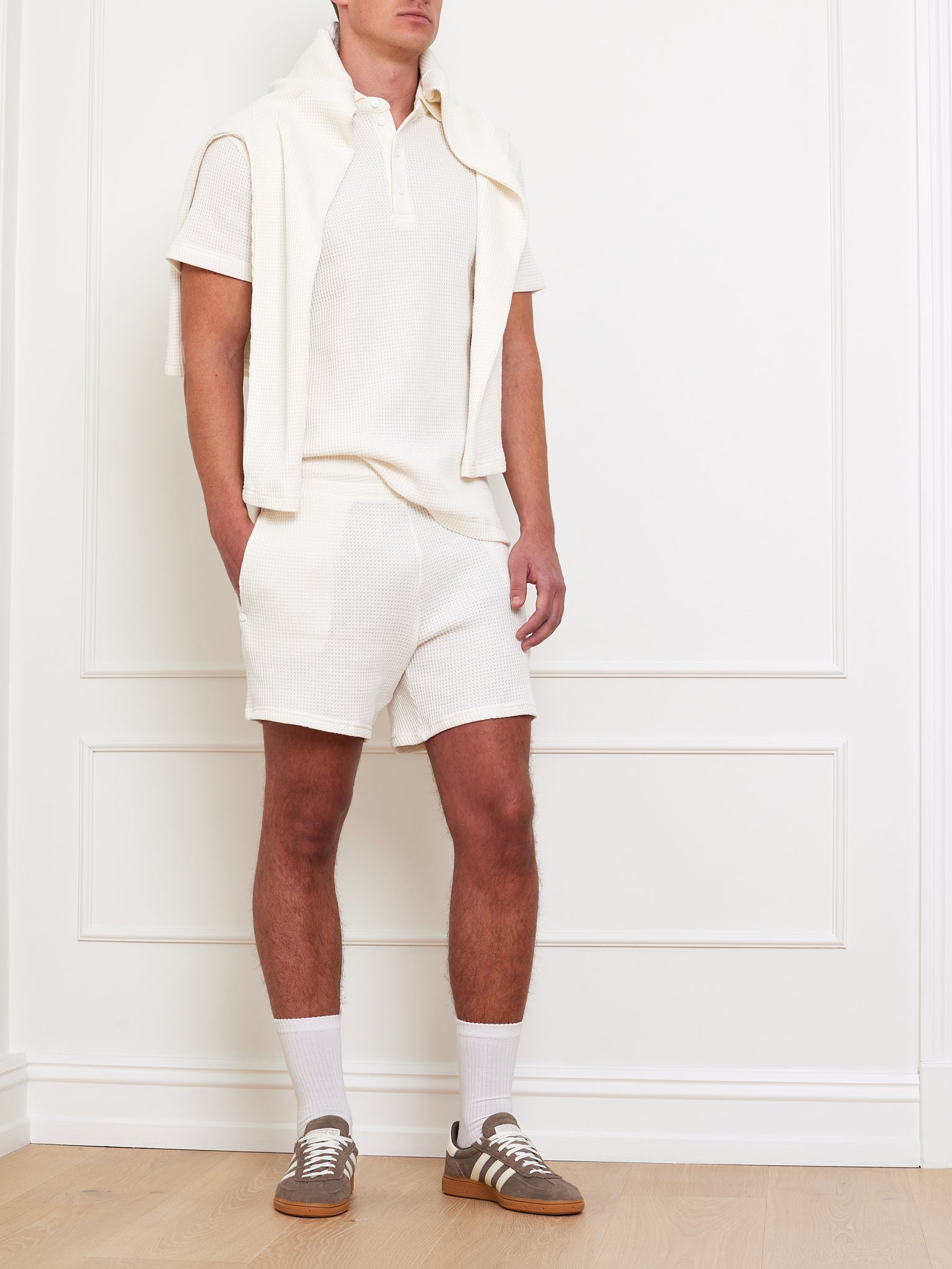 Waffle Shorts Men