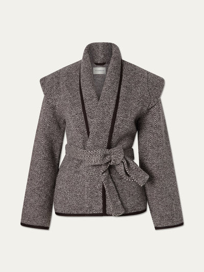 Laerdal Boiled Wool Belted Jacket Women
