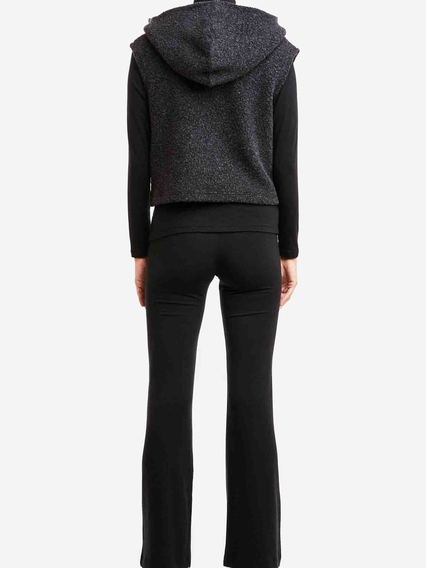 Alta Shearling Vest Women Black