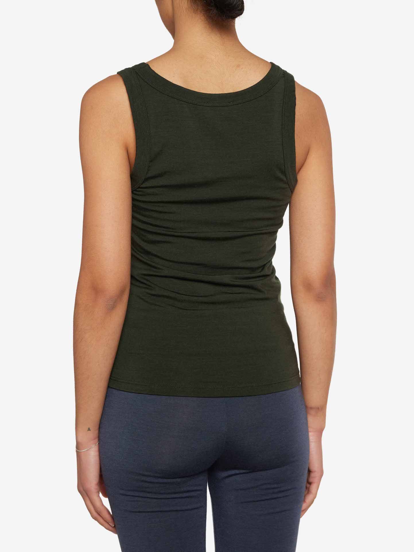 Hygge TankTop Women Olive Green