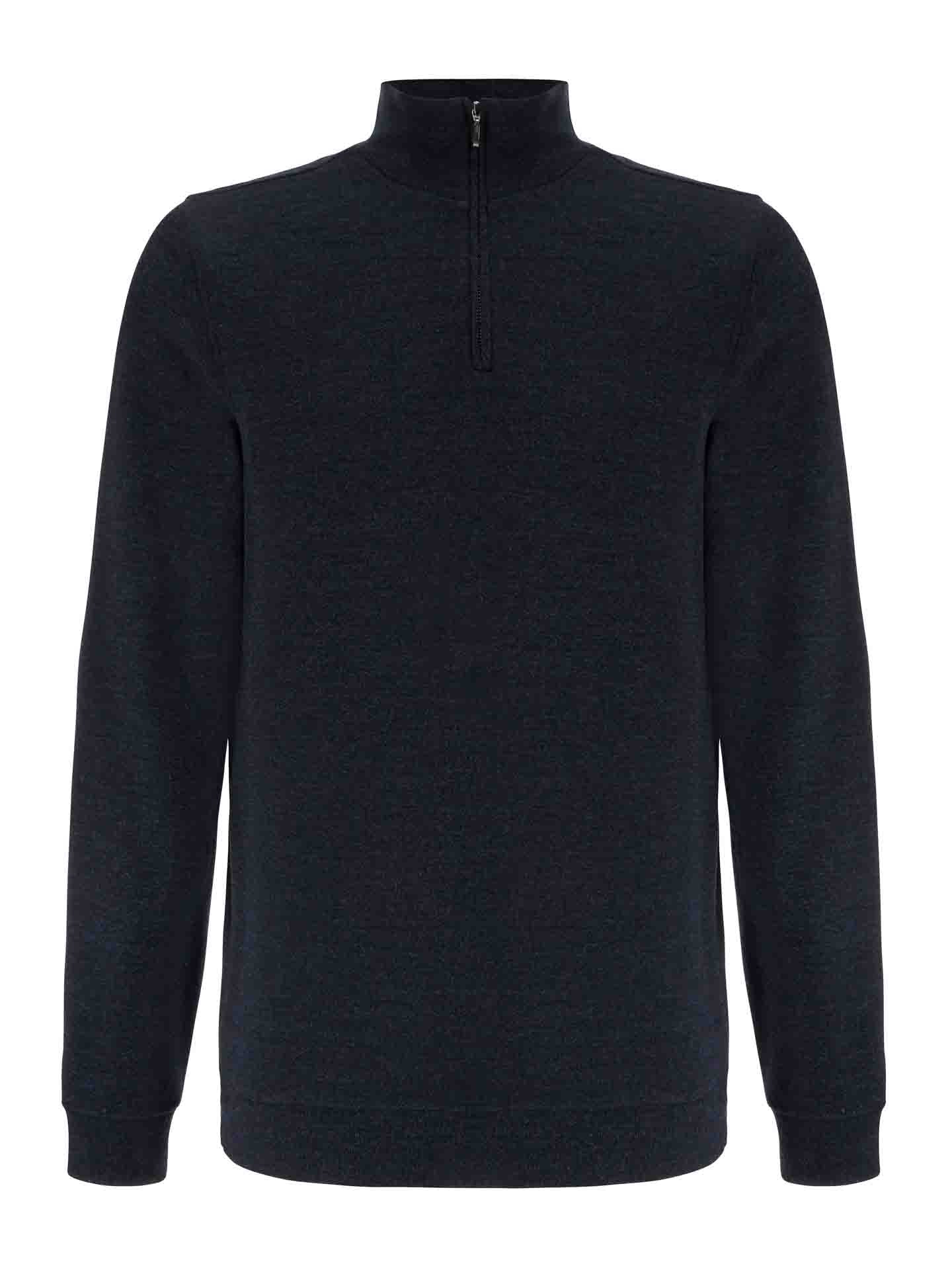 Navy blue best sale zip up sweater