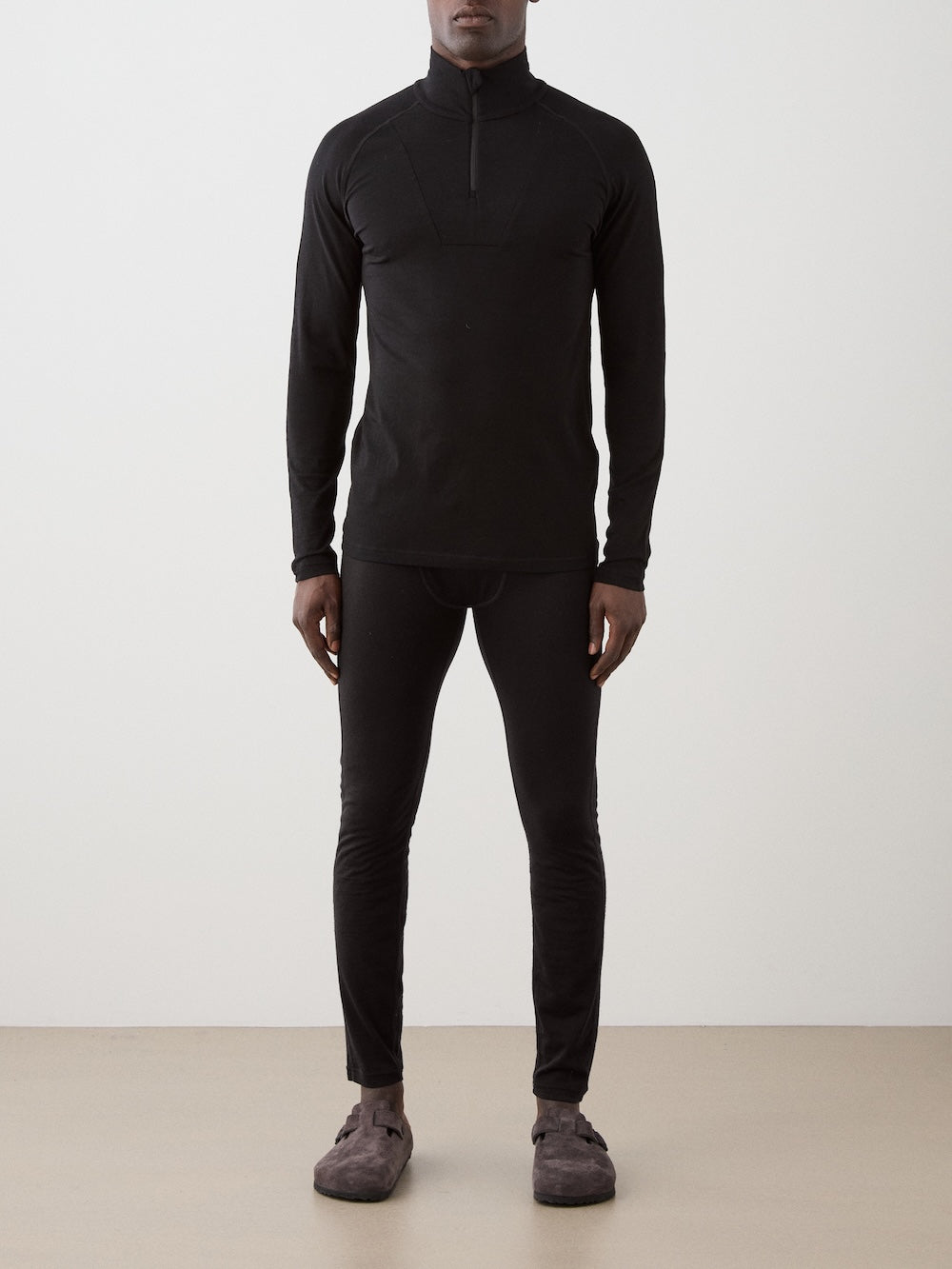 Sno Merino Wool 1/4 Zip Base Layer Men