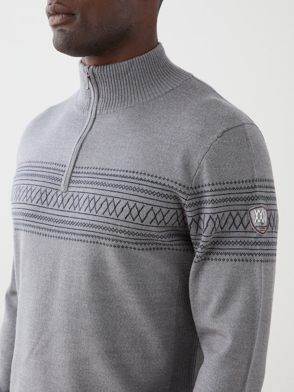 We Norwegians Signature 1/4 Zip Traditional Norwegian Sweater