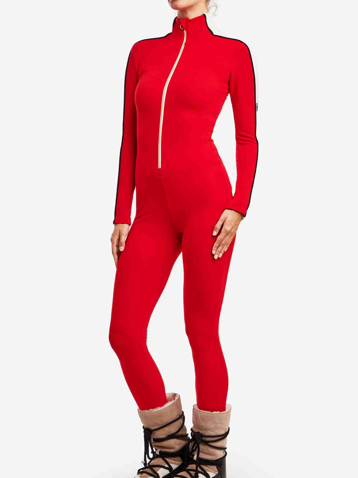 Ski Jumpsuit Women Red