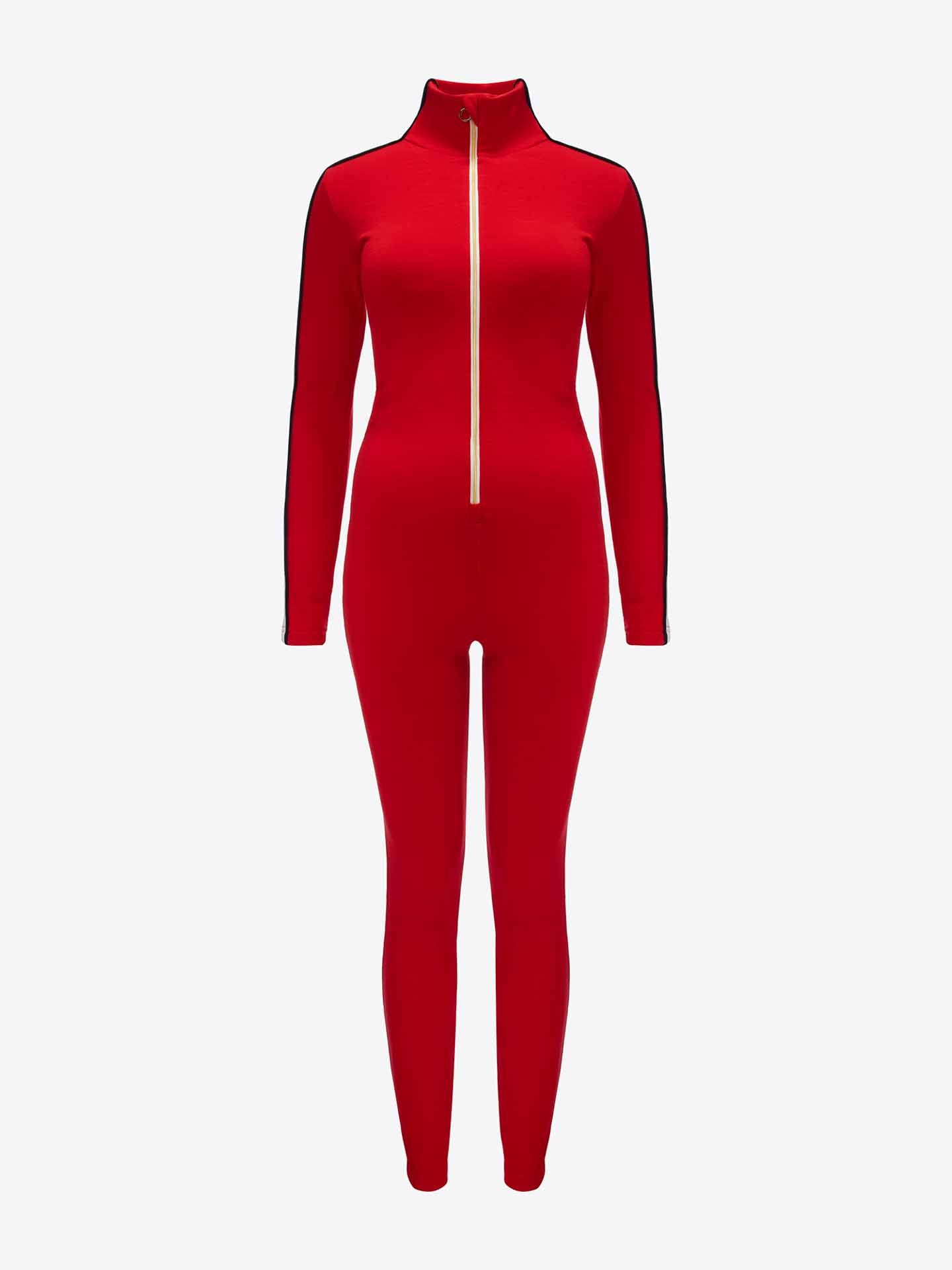 Ski Jumpsuit Women Red